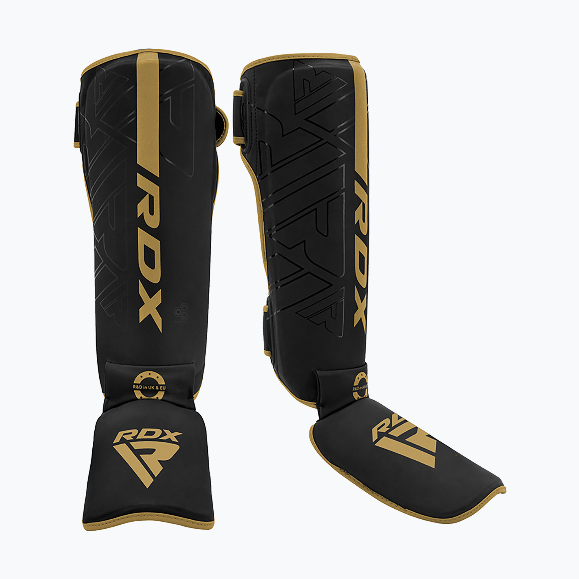 15%-kal olcsóbban.  sípcsontvédők RDX F6 Shin Instep matte golden. Méret: S