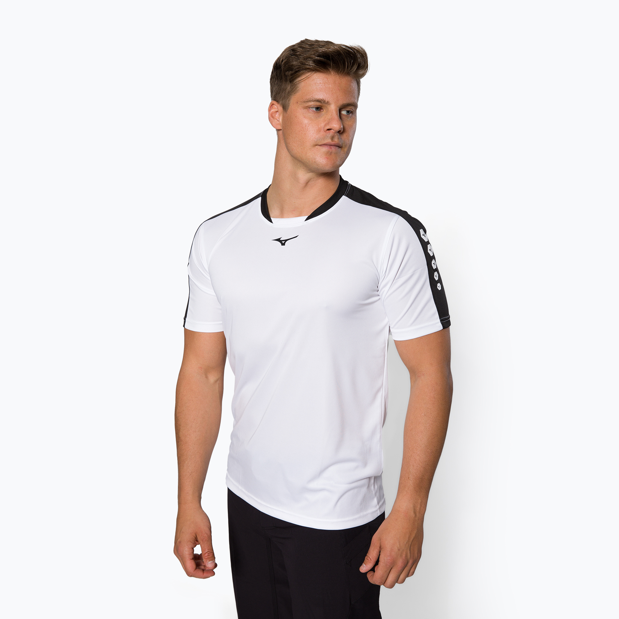 36%-kal olcsóbban.  Férfi edzőpóló Mizuno Soukyu SS fehér X2EA750070. Méret: M