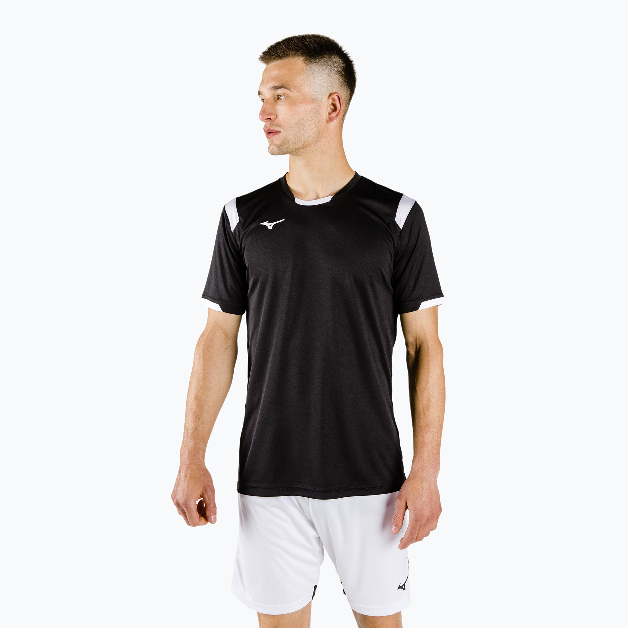 41%-kal olcsóbban.  Mizuno Premium Handball SS férfi edzőpóló fekete X2FA9A0209. Méret: XL