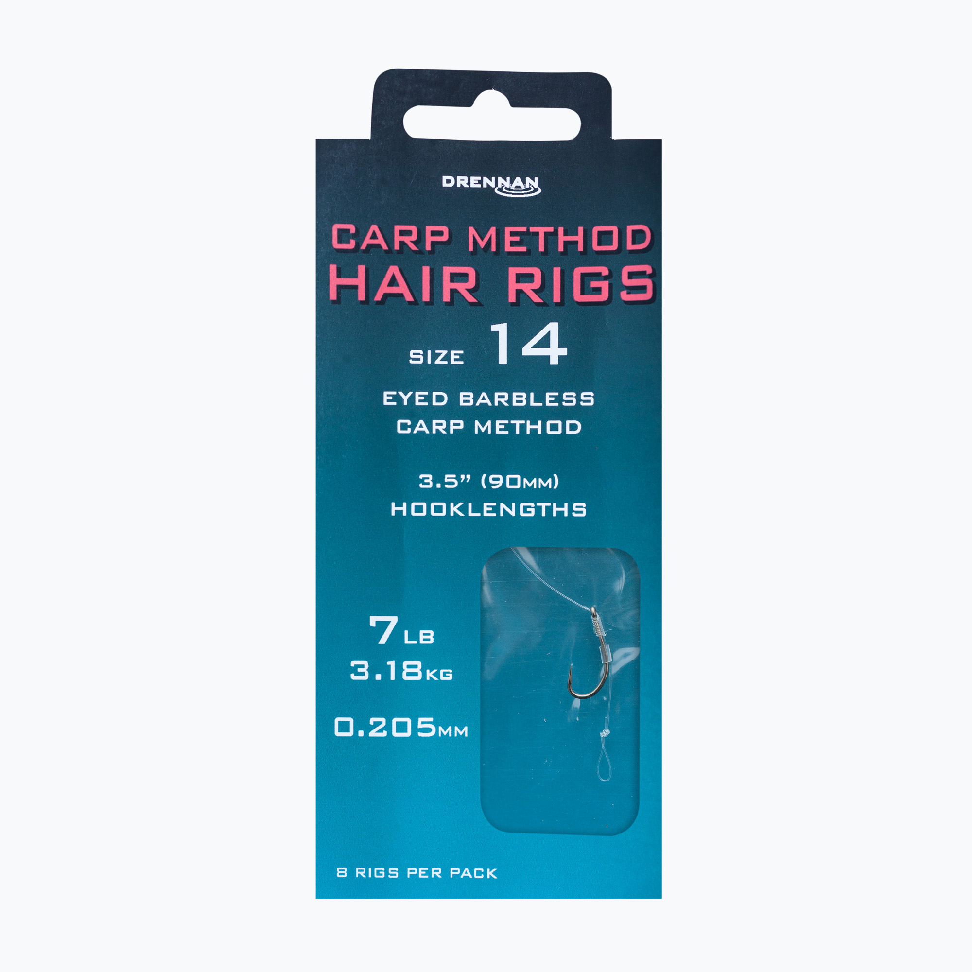 25%-kal olcsóbban.  Drennan Carp Method hajszálelőkék szemes horoggal + zsinór 8 db átlátszó HNHCMT014. Méret: 14