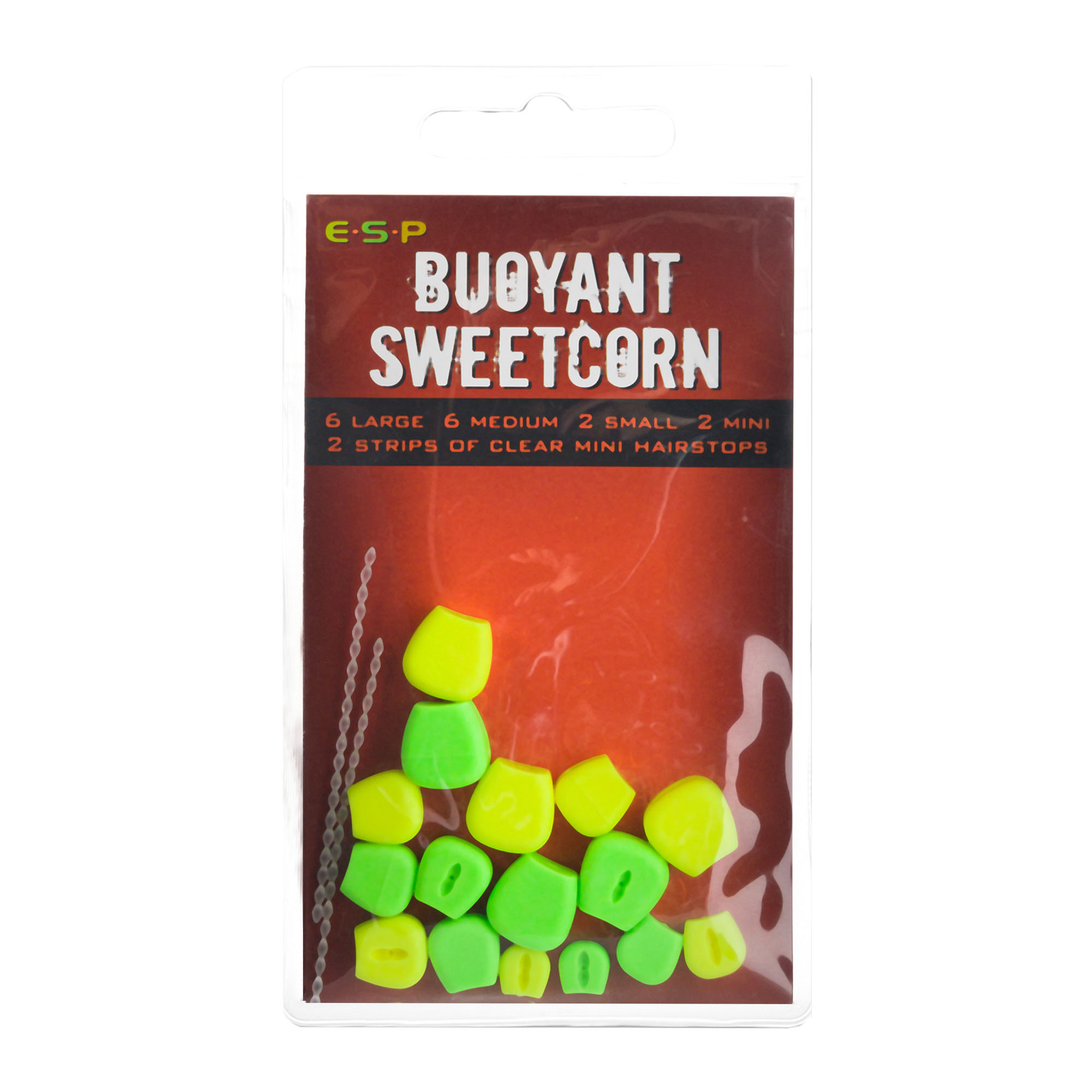 ESP Buoyant Sweetcorn zöld és sárga színű mesterséges kukoricacsali ETBSCGY005. Méret: Standard