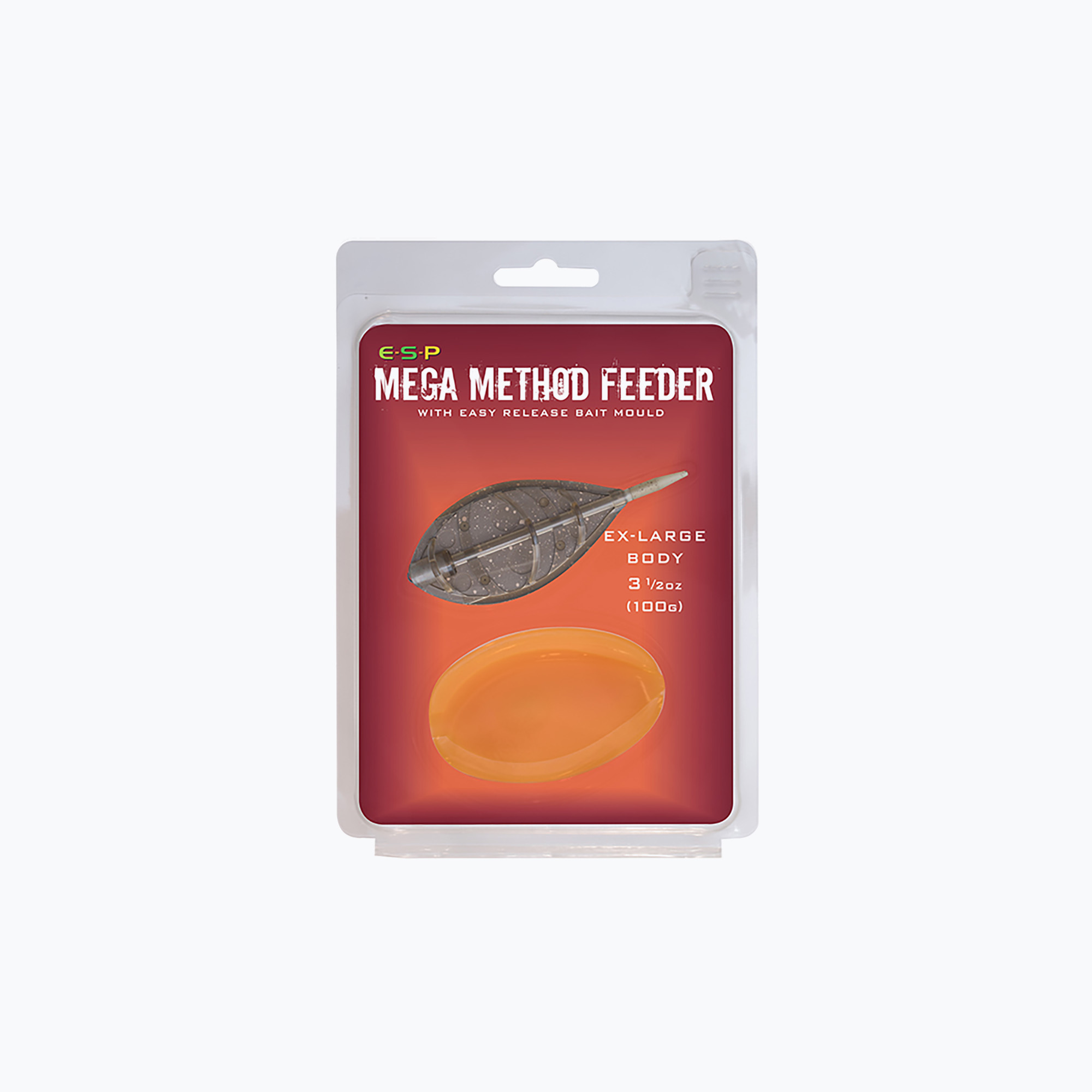 14%-kal olcsóbban.  ESP Mega Method Feeder XL alapozó kosár + penész barna ETFMMB100. Méret: 100 g