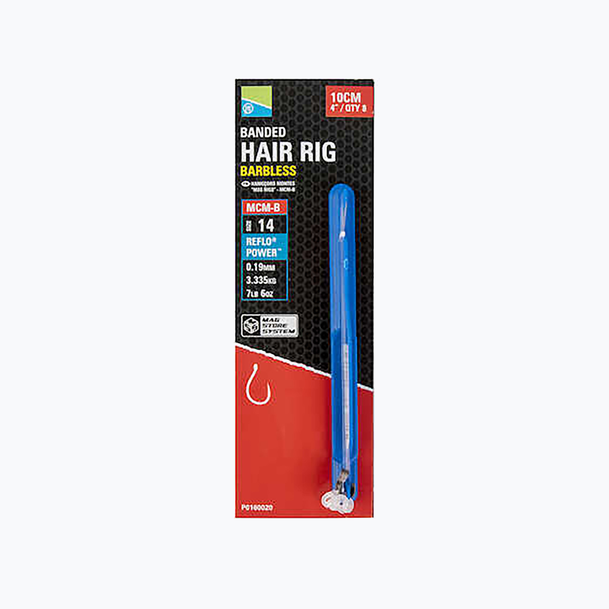 9%-kal olcsóbban.  Preston MCM-B Mag Store Hair Rigs - 4" Banded átlátszó P0160019 methode vezetők. Méret: 10 cm / 12
