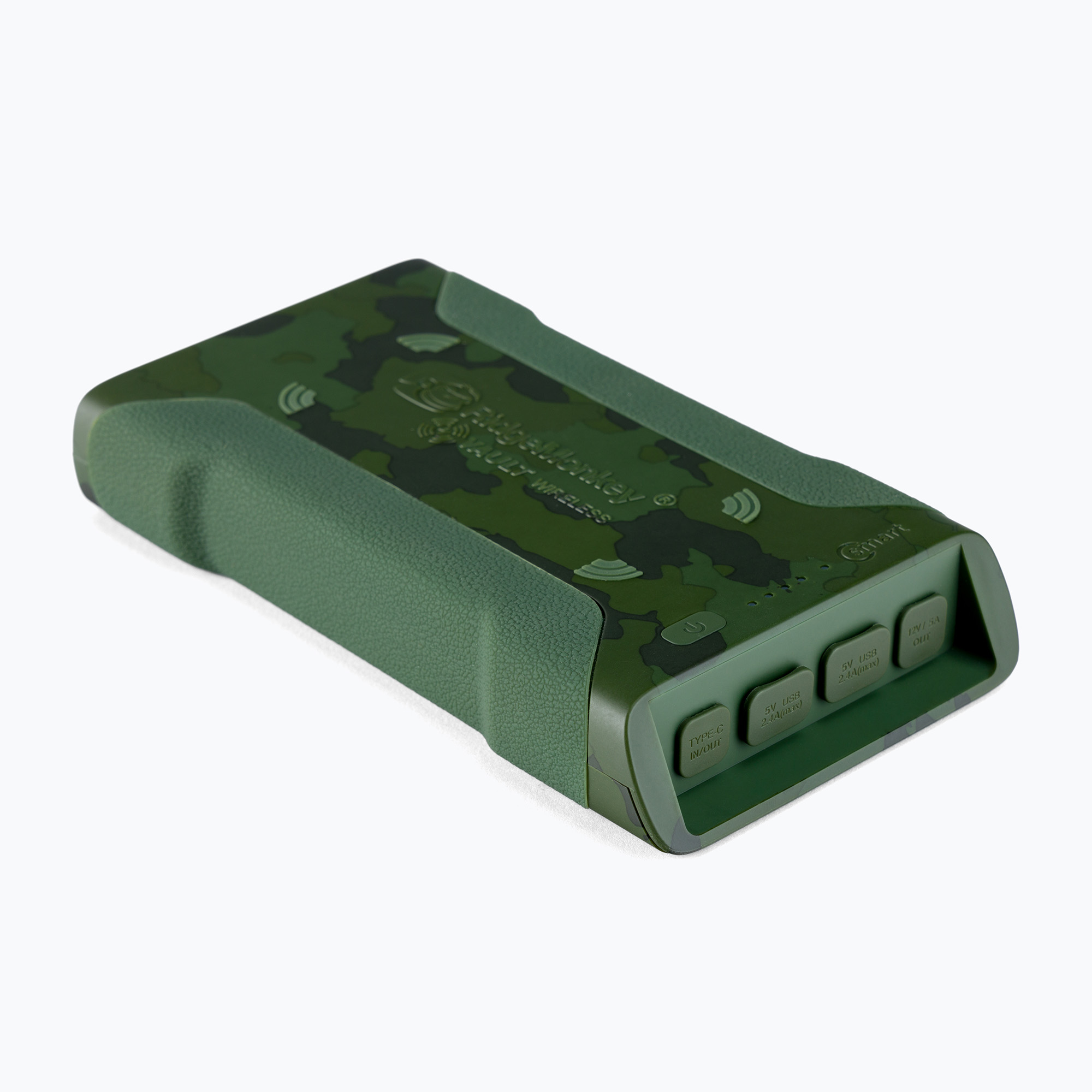 Powerbank RidgeMonkey Vault C-Smart vezeték nélküli terepszínű zöld RM472. Méret: 42150 mAh