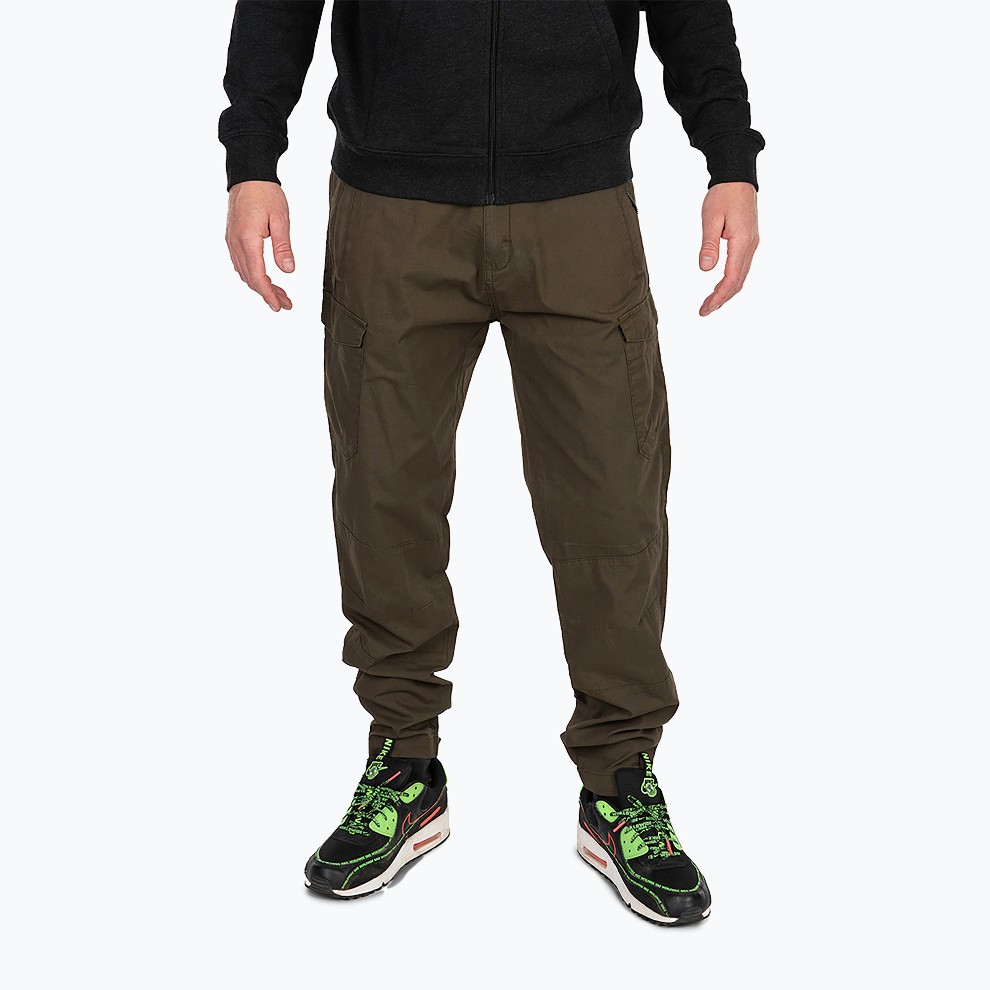 Fox International Collection LW Cargo zöld/fekete színű nadrág. Méret: S