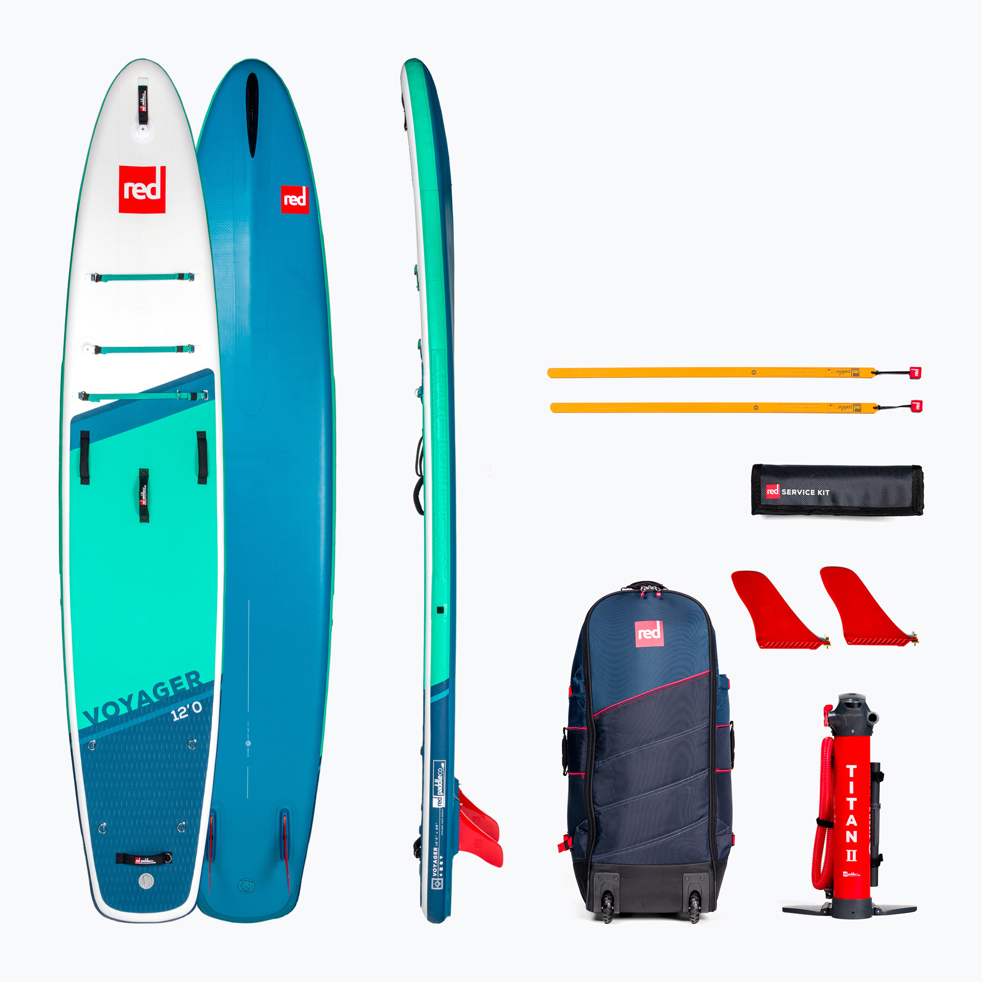 19%-kal olcsóbban.  SUP deszka Red Paddle Co Voyager 12'0" zöld 17622. Méret: 12’0”