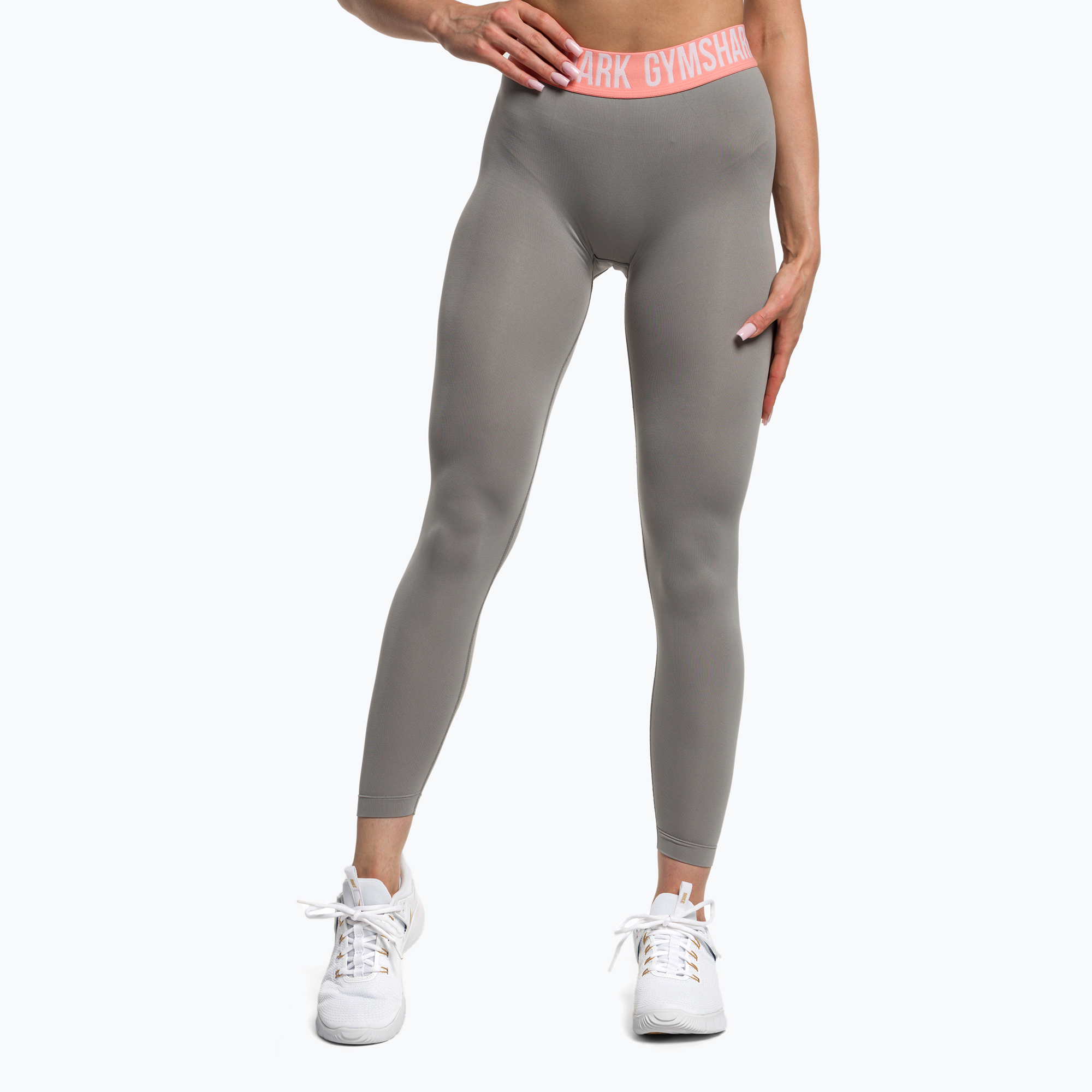 30%-kal olcsóbban.  Női edző leggings Gymshark Fit füstös szürke. Méret: L