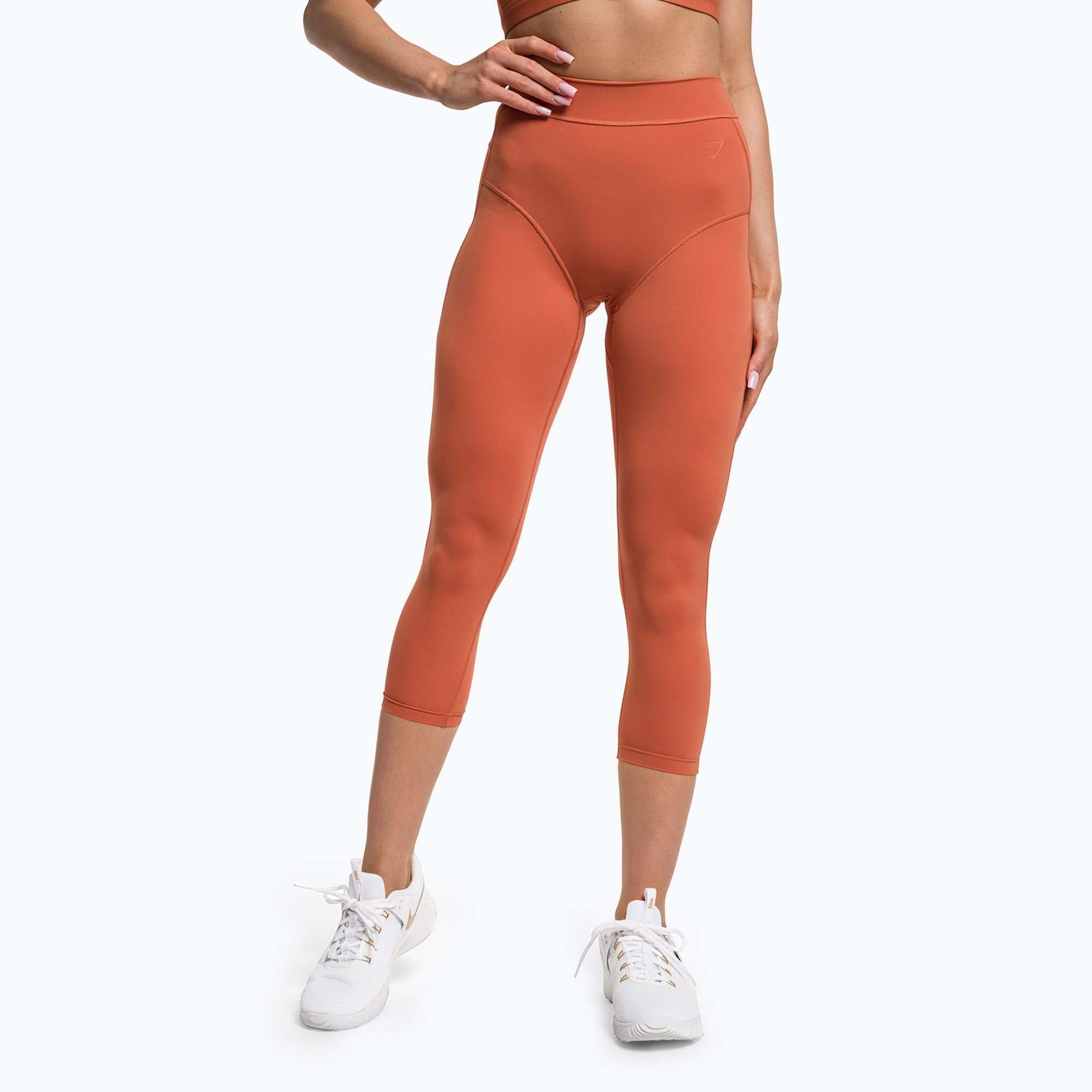 38%-kal olcsóbban.  Női edző leggings Gymshark KK Twins föld narancssárga. Méret: M