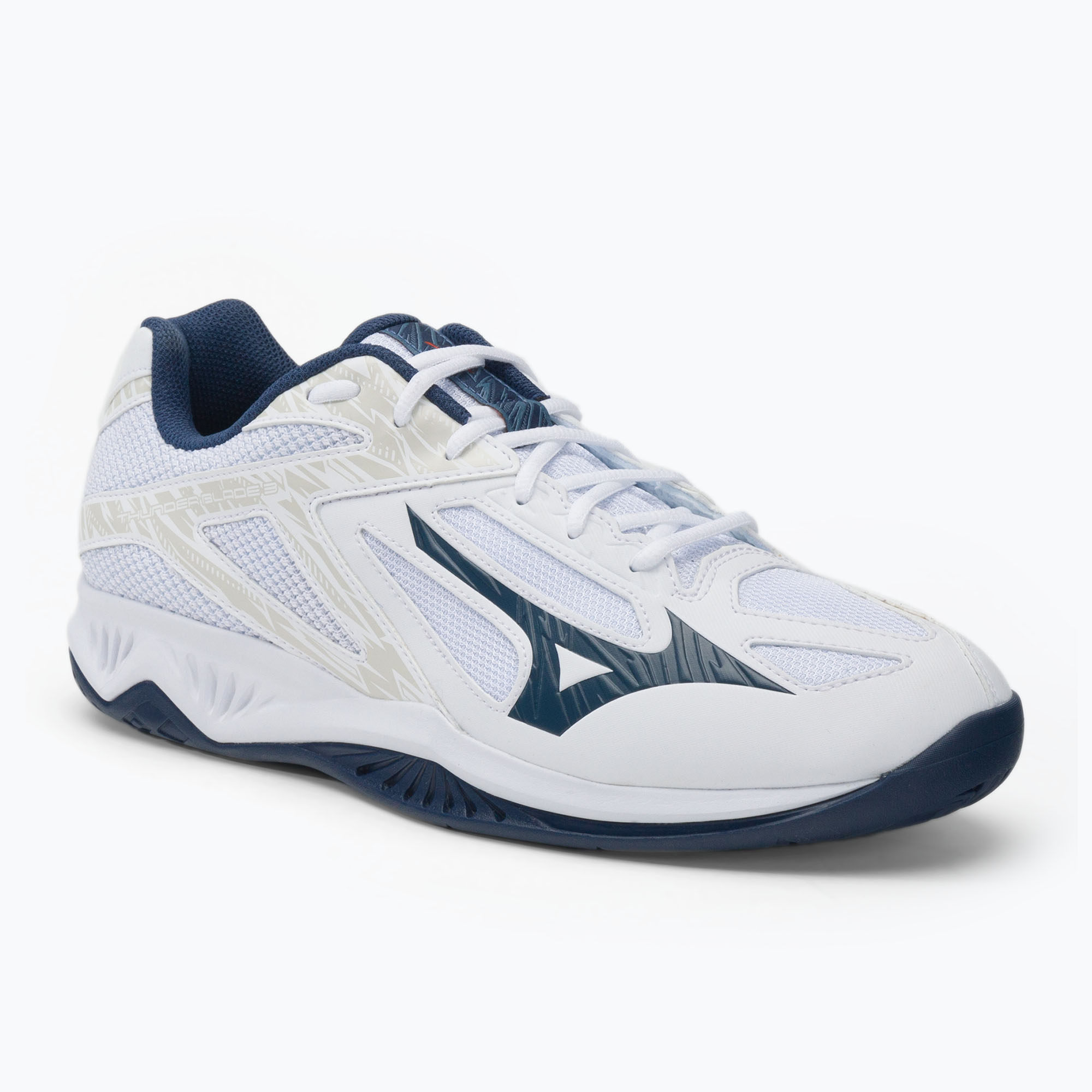43%-kal olcsóbban.  Férfi röplabda cipő Mizuno Thunder Blade 3 fehér V1GA217022. Méret: 45 EU