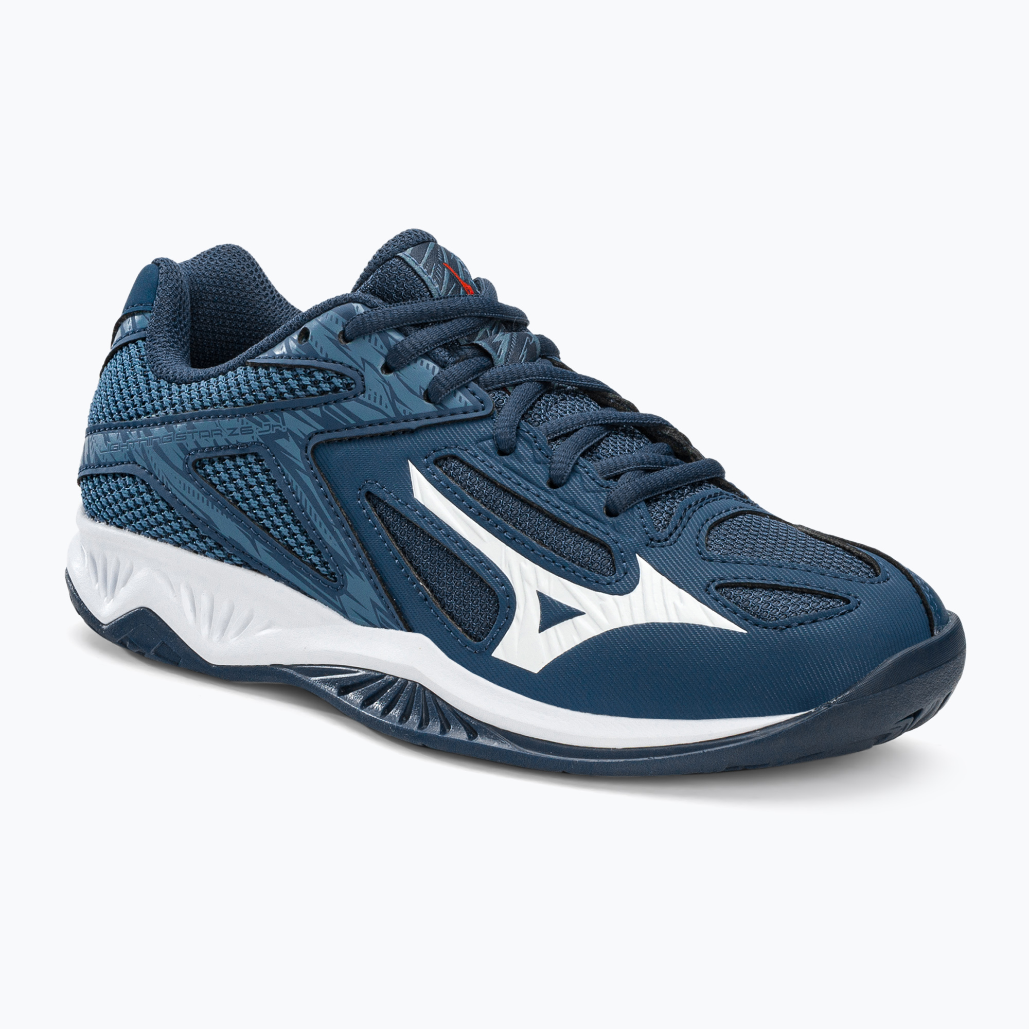 33%-kal olcsóbban.  Mizuno Lightning Star Z6 gyermek röplabdacipő tengerészkék V1GD210321_34.0/2.0. Méret: 35 EU