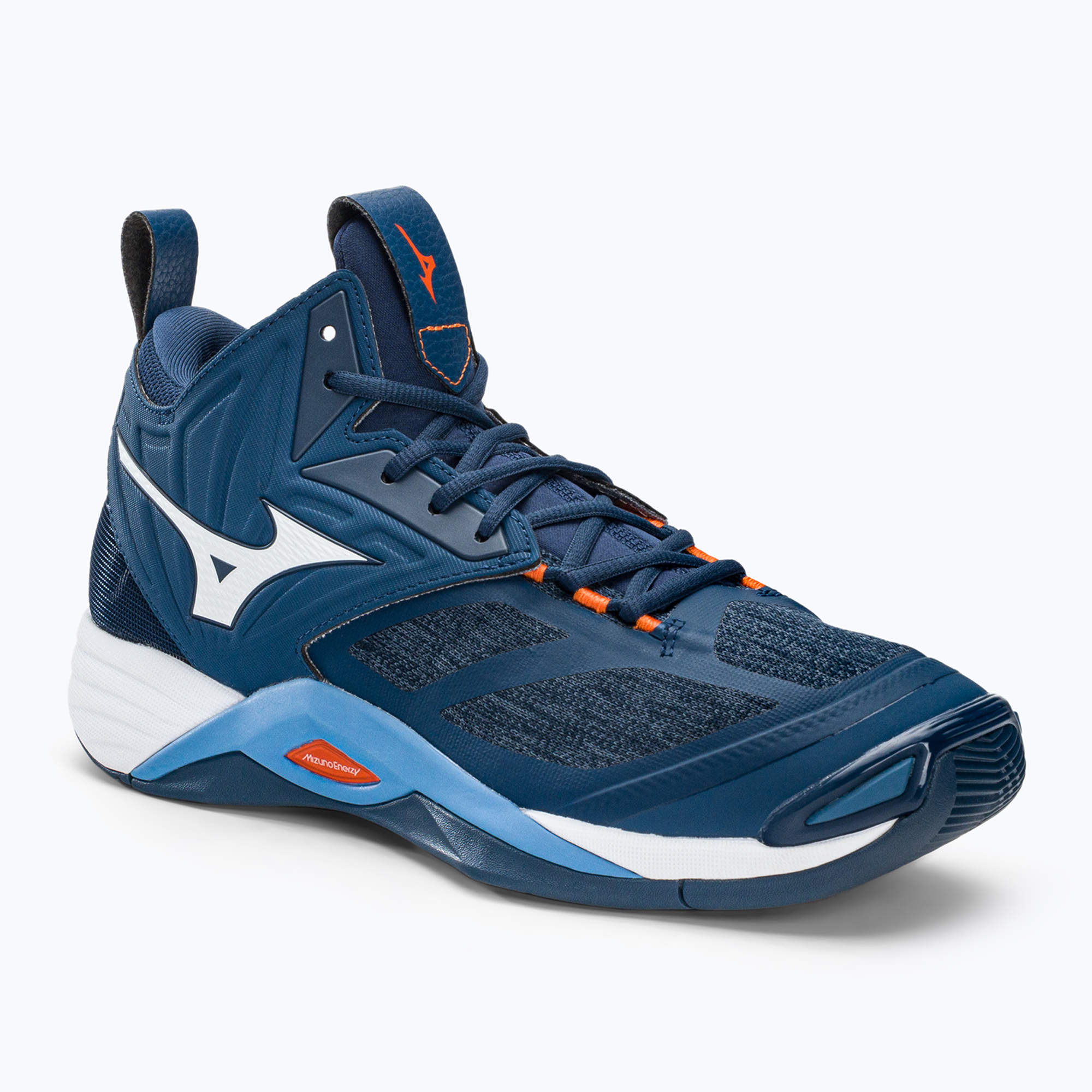 41%-kal olcsóbban.  Férfi röplabda cipő Mizuno Wave Momentum 2 Mid tengerészkék V1GA211721. Méret: 39 EU