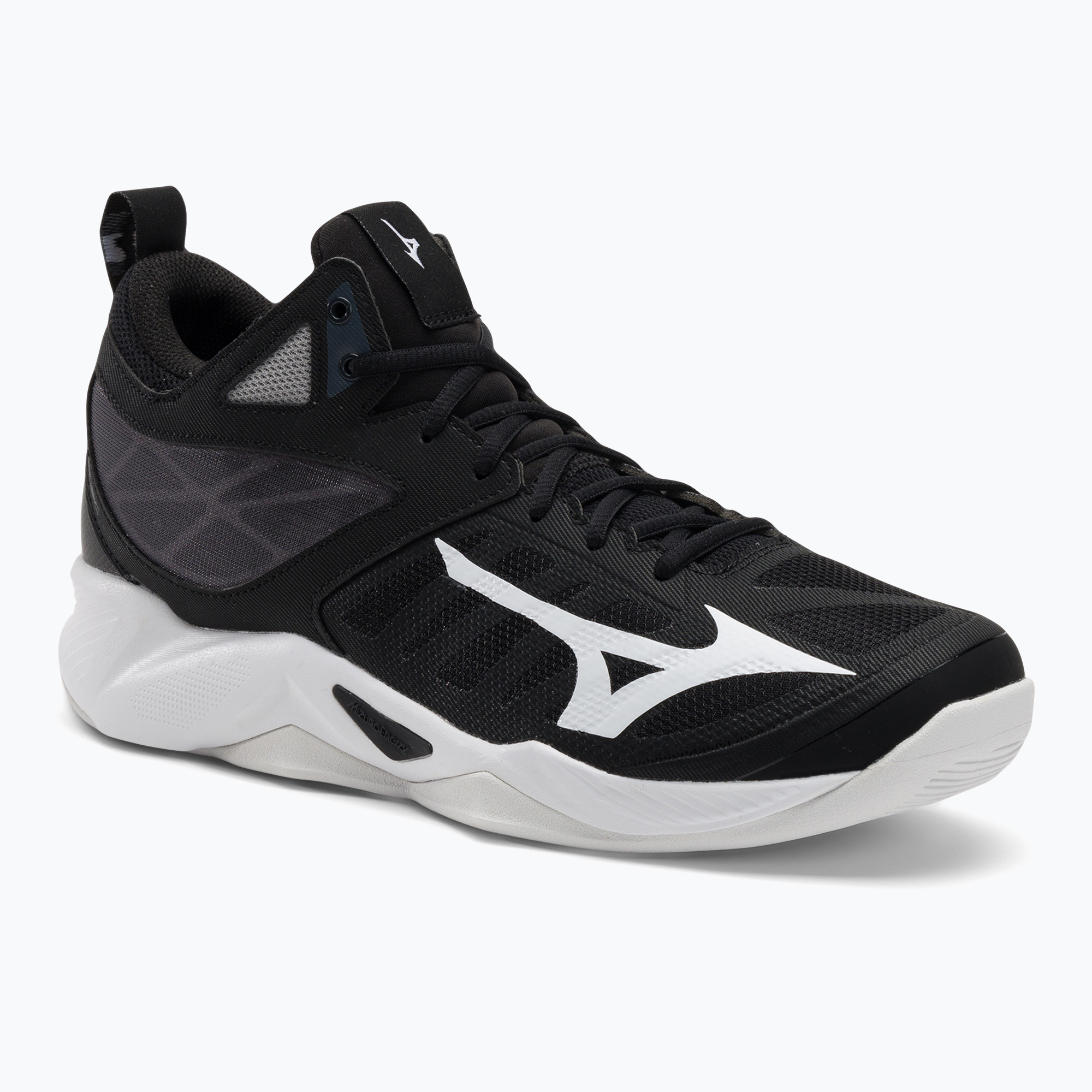 37%-kal olcsóbban.  Férfi röplabda cipő Mizuno Wave Dimension Mid fekete V1GA224501. Méret: 46.5 EU