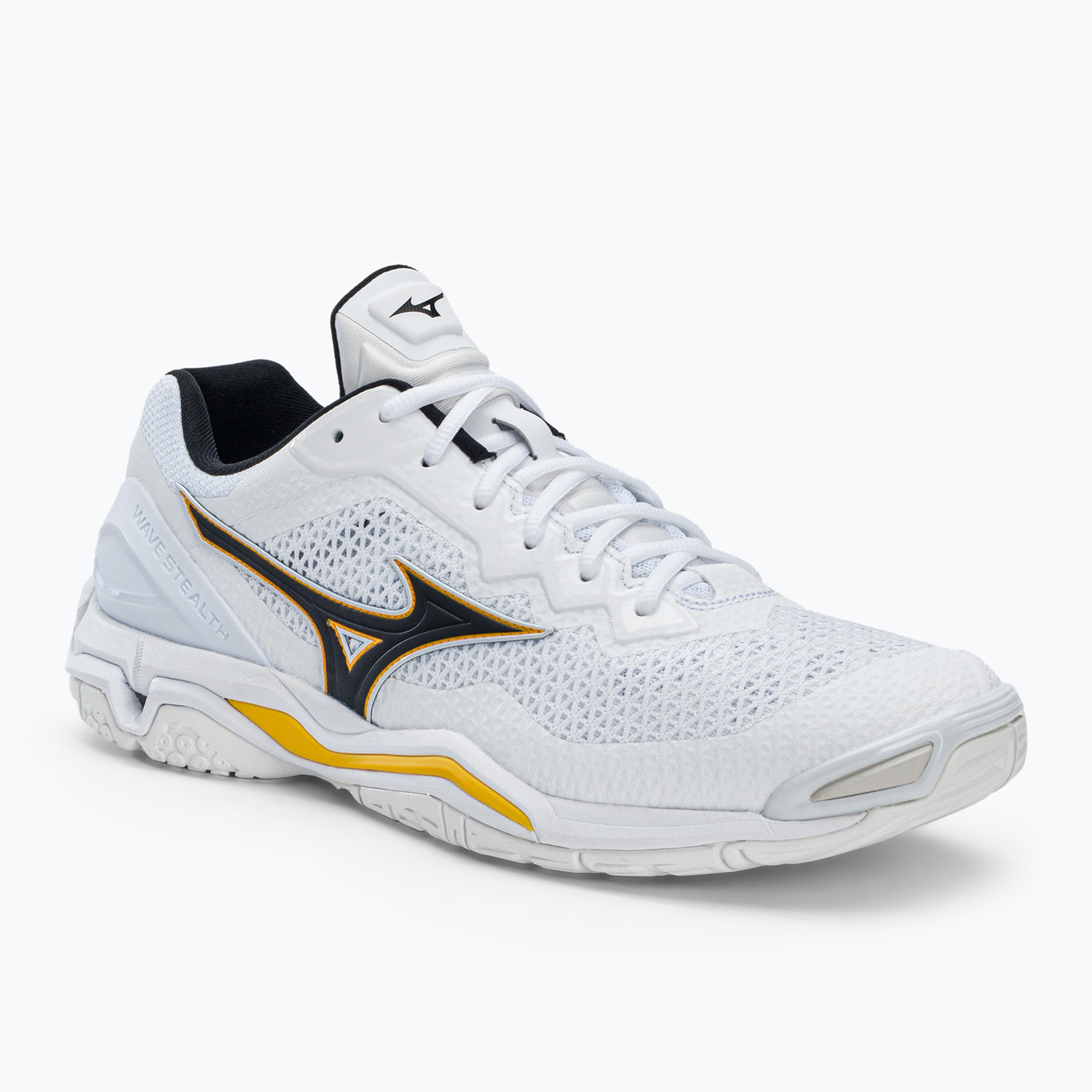 33%-kal olcsóbban.  Férfi kézilabda cipő Mizuno Wave Stealth V fehér X1GA18180013. Méret: 46 EU