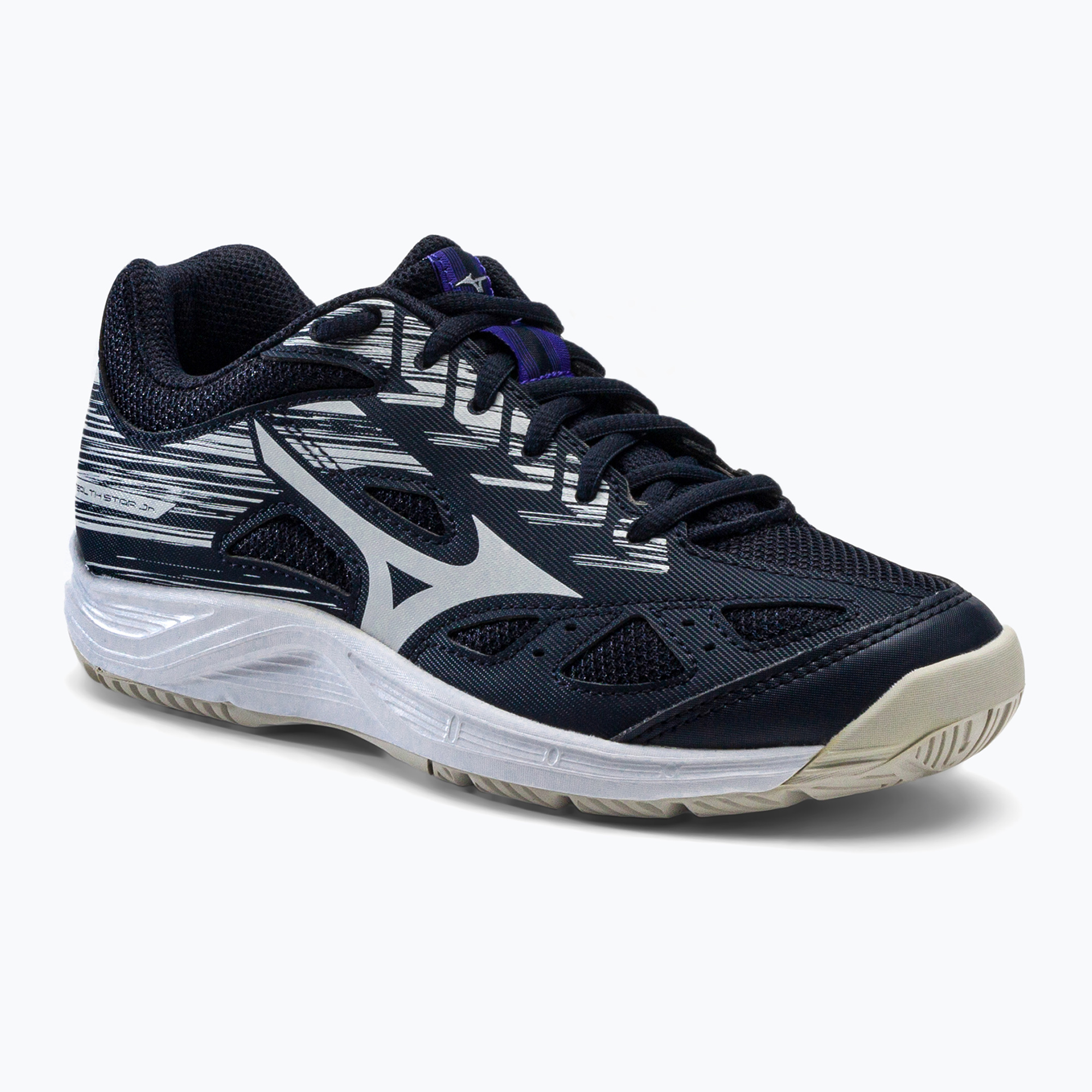 44%-kal olcsóbban.  Mizuno Stealth Star C gyermek kézilabdacipő tengerészkék X1GC2107K02. Méret: 36 EU