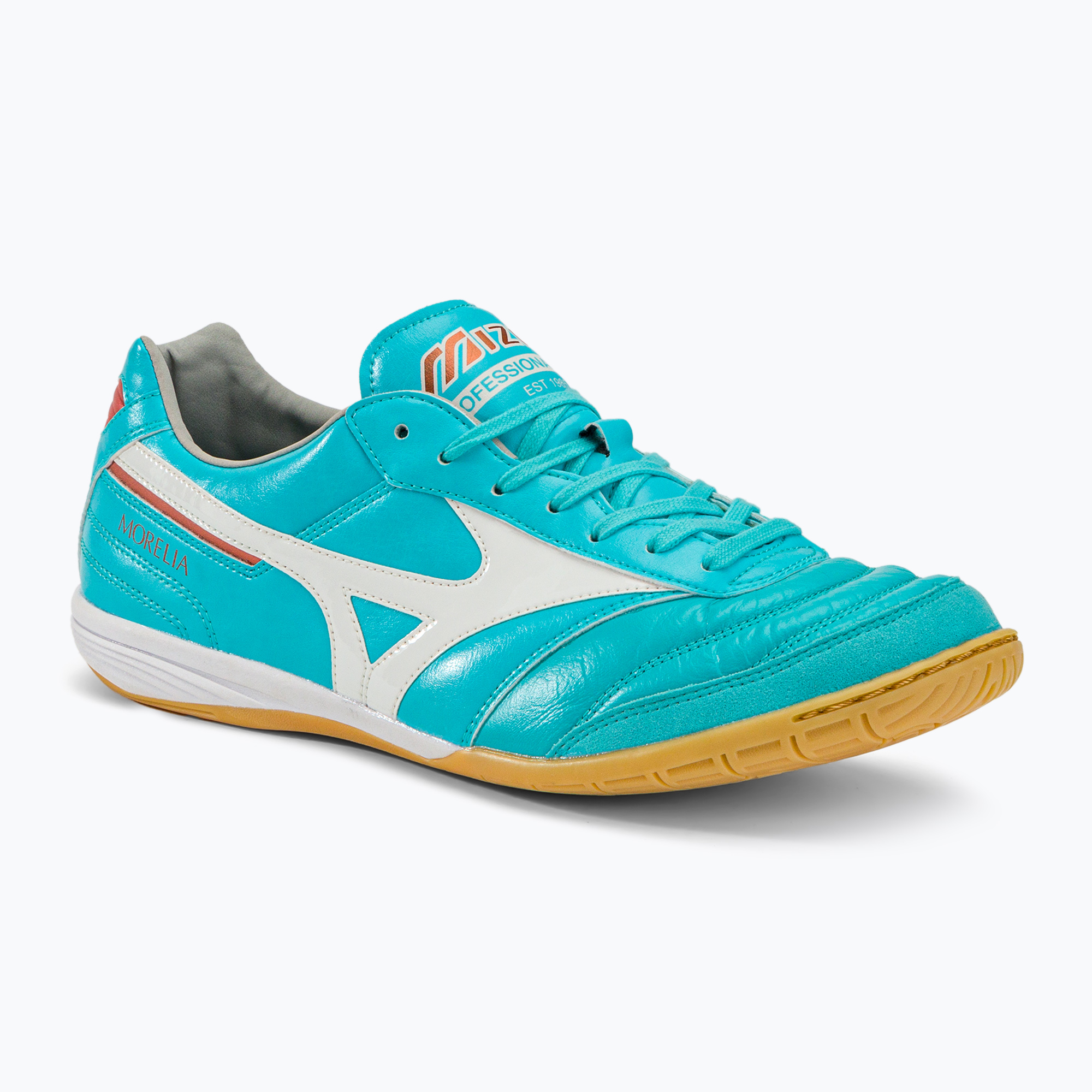 42%-kal olcsóbban.  Mizuno Morelia Sala Elite IN futballcipő kék Q1GA230125. Méret: 47 EU