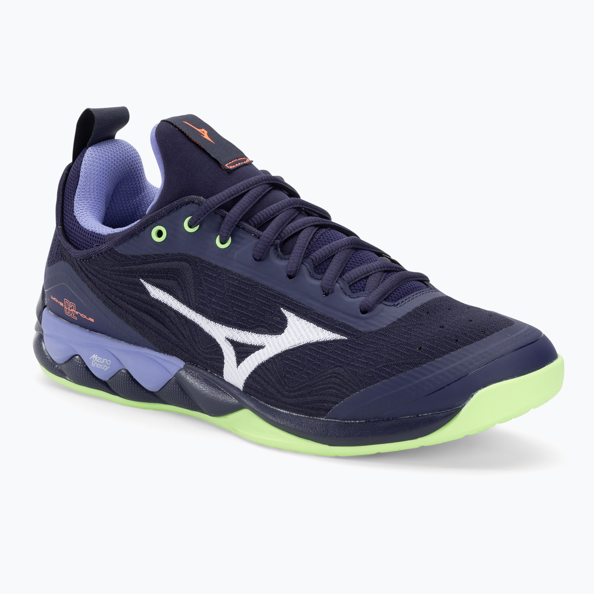31%-kal olcsóbban.  Férfi röplabda cipő Mizuno Wave Luminous 2 esti kék / tech zöld / lolite. Méret: 47 EU