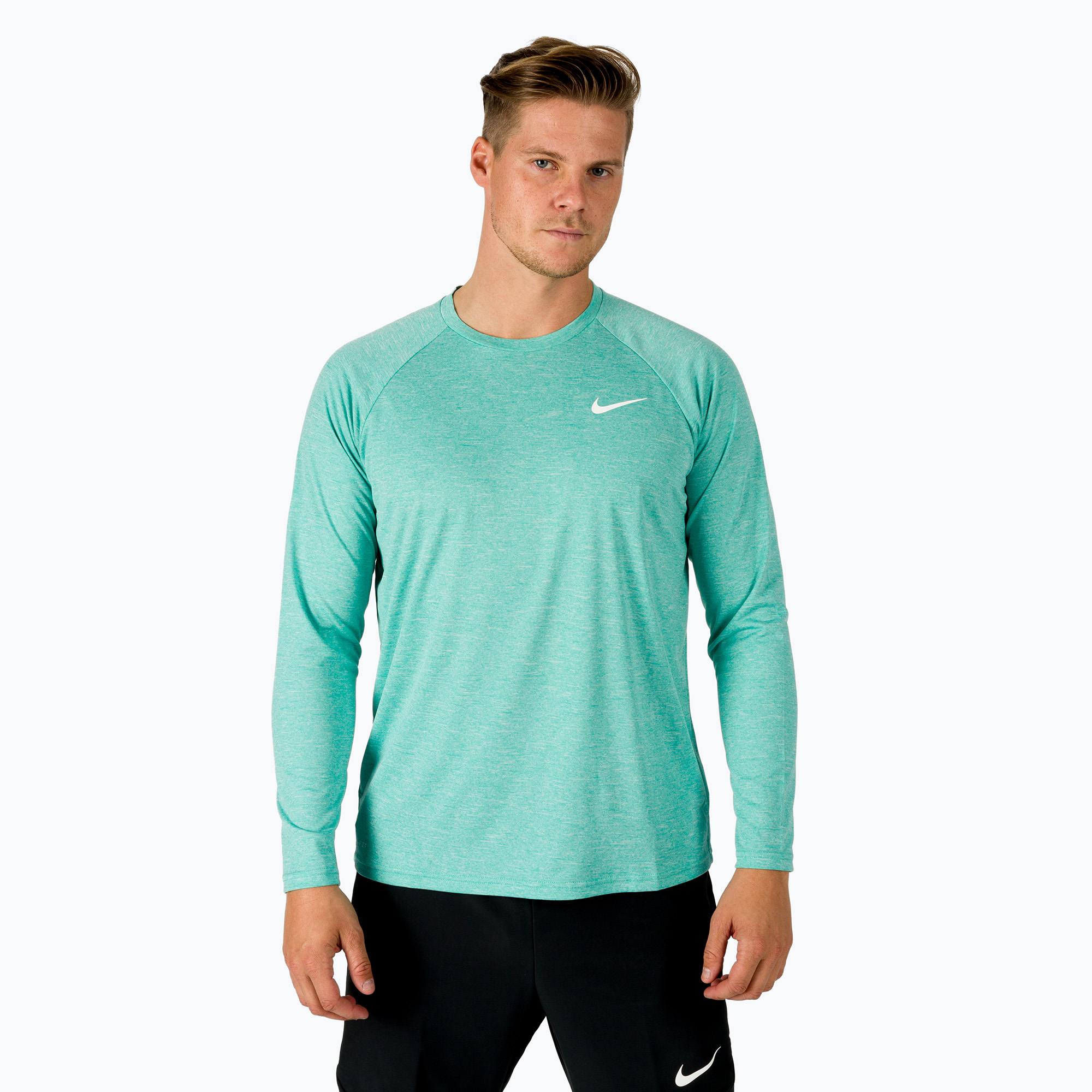 32%-kal olcsóbban.  Férfi hosszú ujjú edzőruha Nike Heather kék NESSA590-339. Méret: M