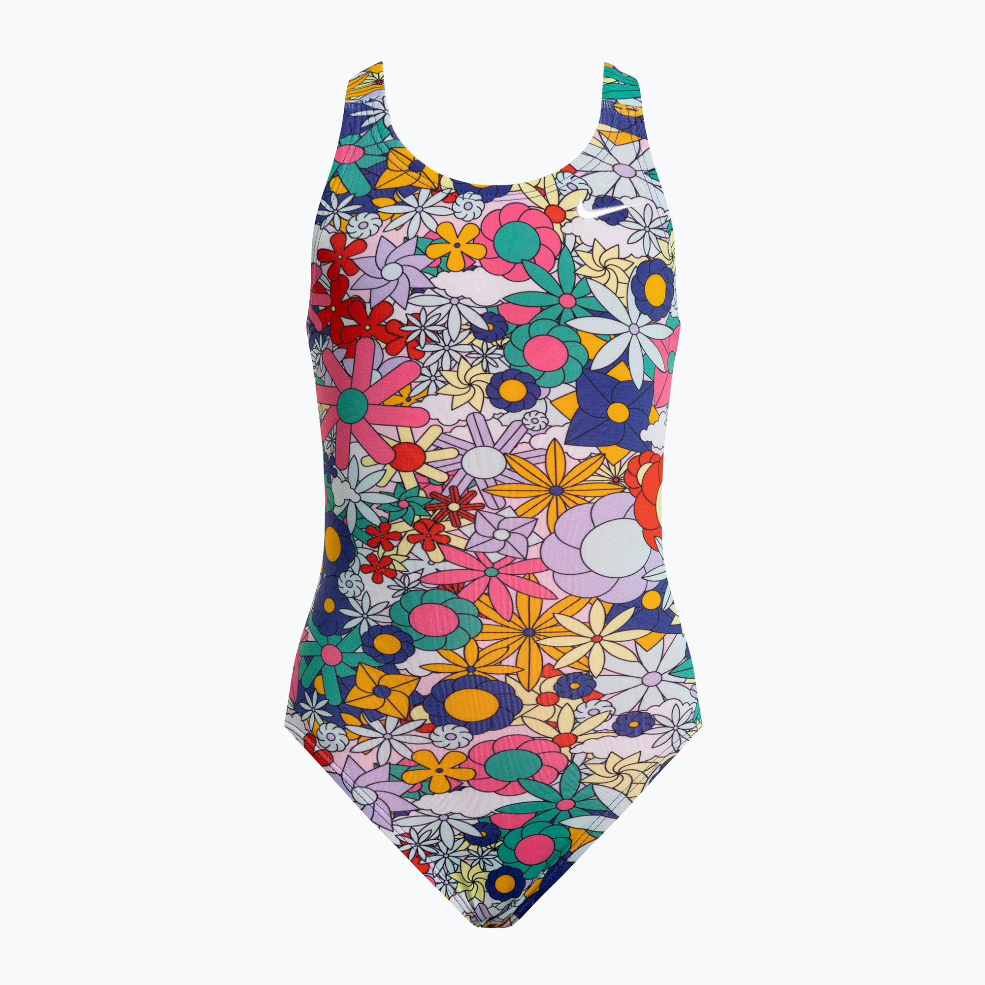 36%-kal olcsóbban.  Gyermek egyrészes fürdőruha Nike Multiple Print Fastback Lapis NESSC760. Méret: L