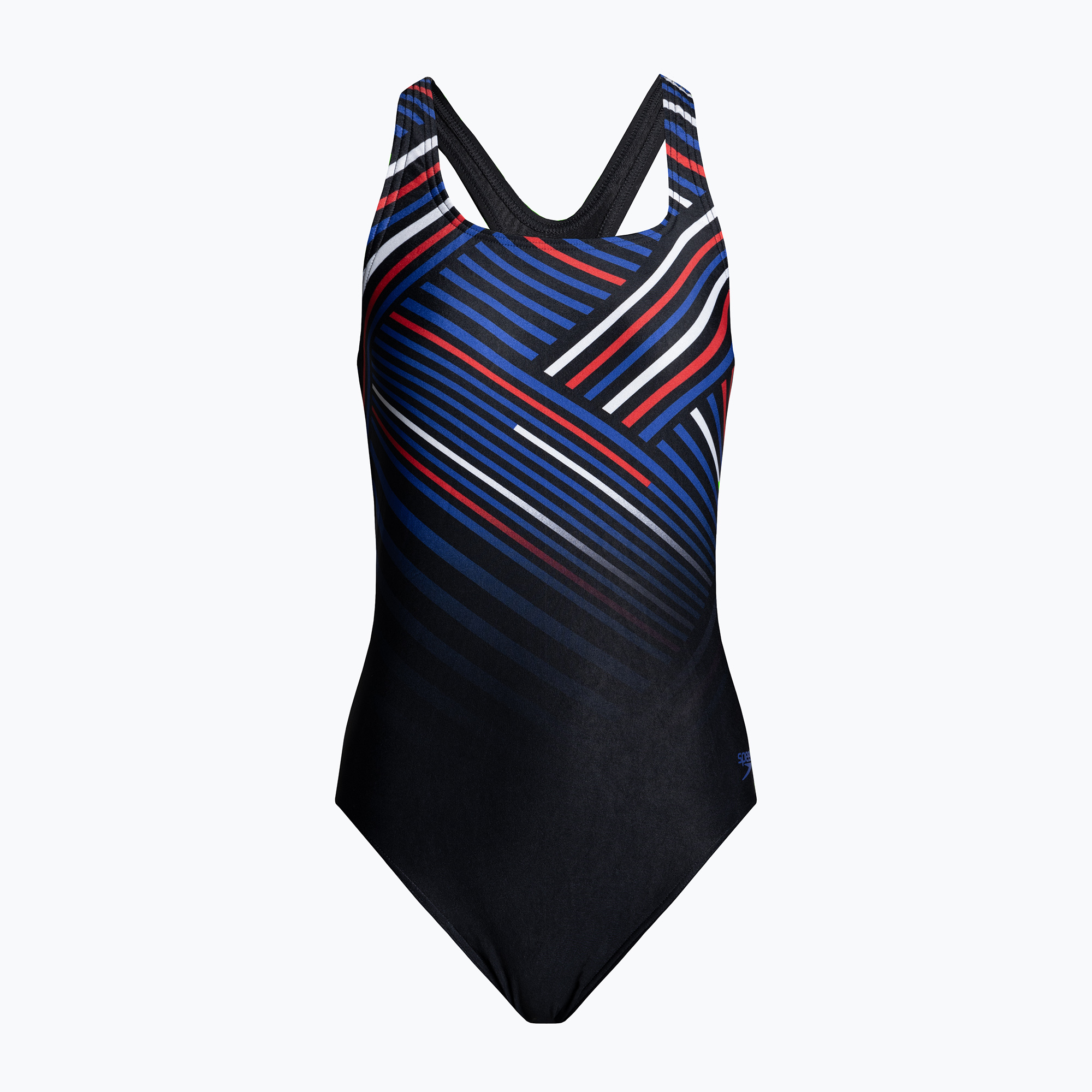 35%-kal olcsóbban.  Speedo Digital Placement Medalist női egyrészes fürdőruha fekete/piros 8-00305514839. Méret: 32