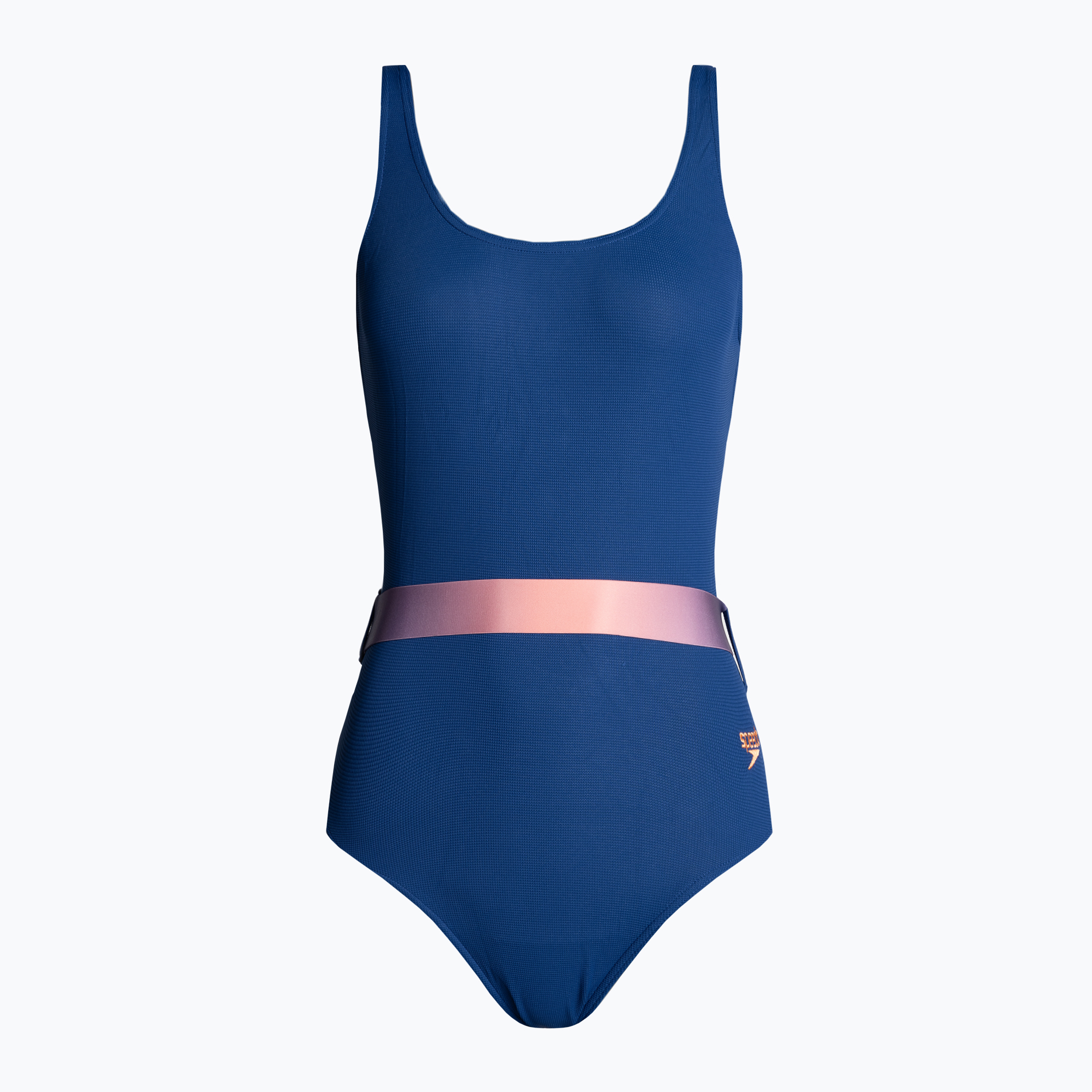 34%-kal olcsóbban.  Speedo Belted Deep U-Back női egyrészes fürdőruha tengerészkék 8-00307415498. Méret: 28