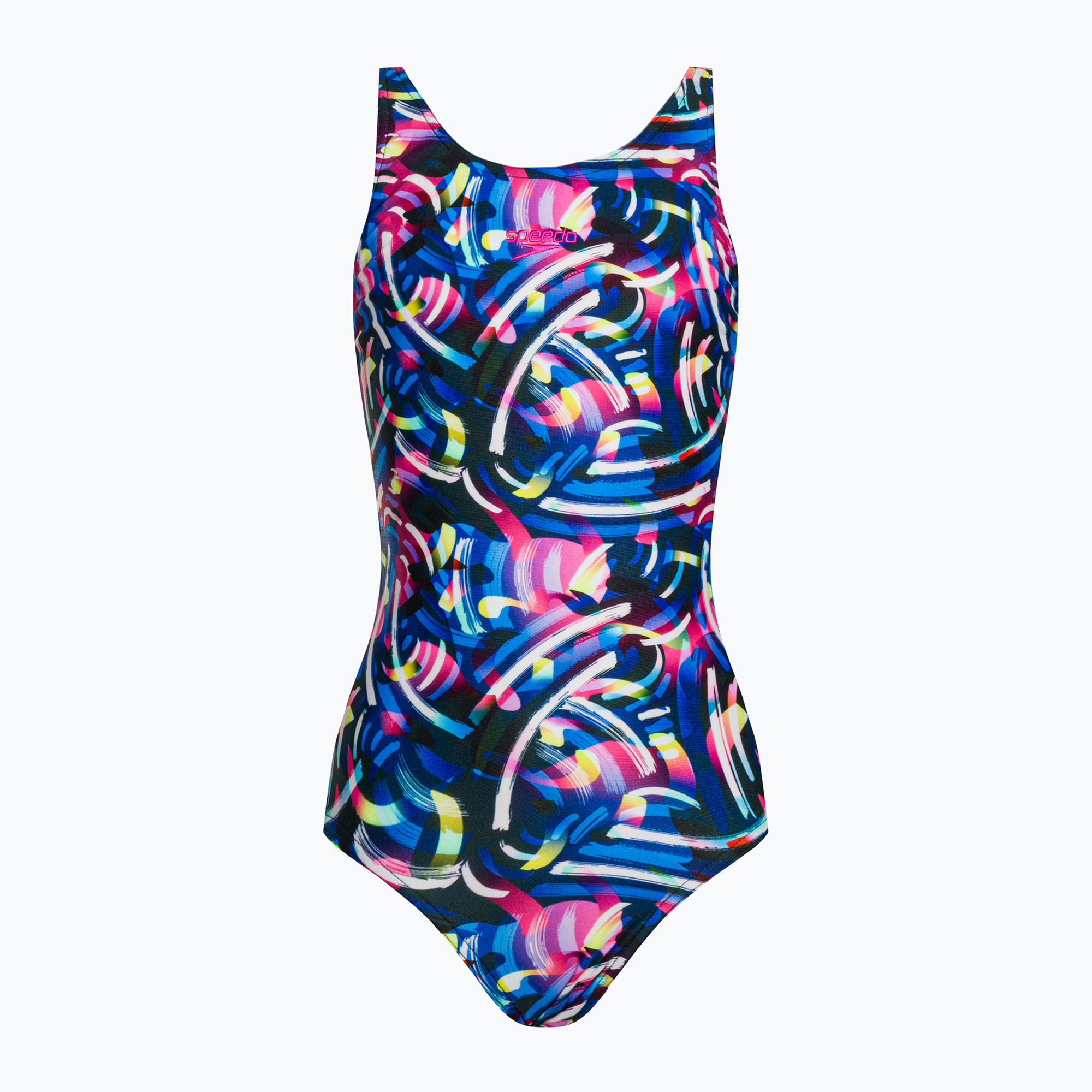36%-kal olcsóbban.  Speedo Digital Allover Leaderback gyermek egyrészes fürdőruha kék/fekete 8-1237714743. Méret: 15-16