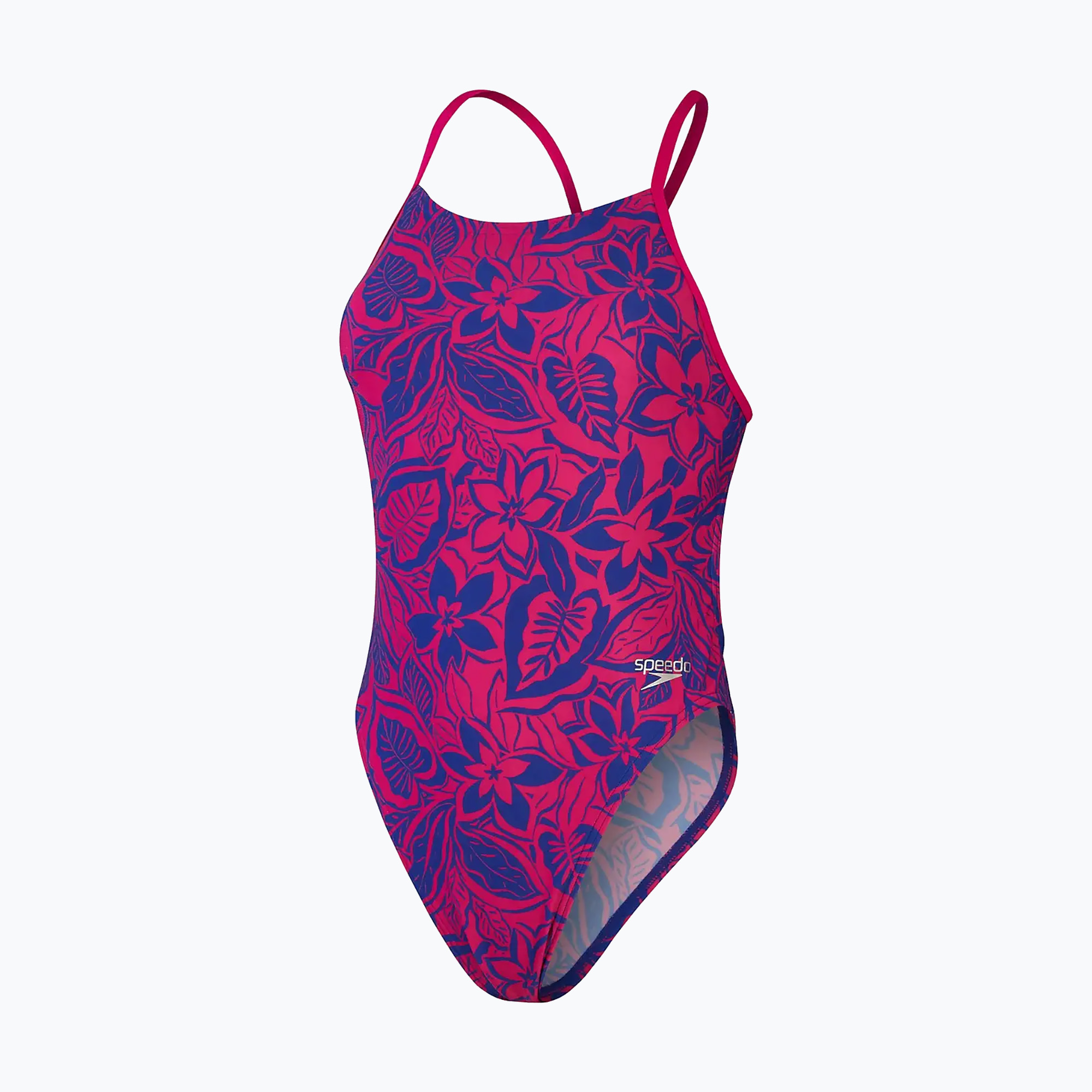 33%-kal olcsóbban.  Speedo női fürdőruha Allover Digital Tie-Back krómkék/elektromos rózsaszín. Méret: 36