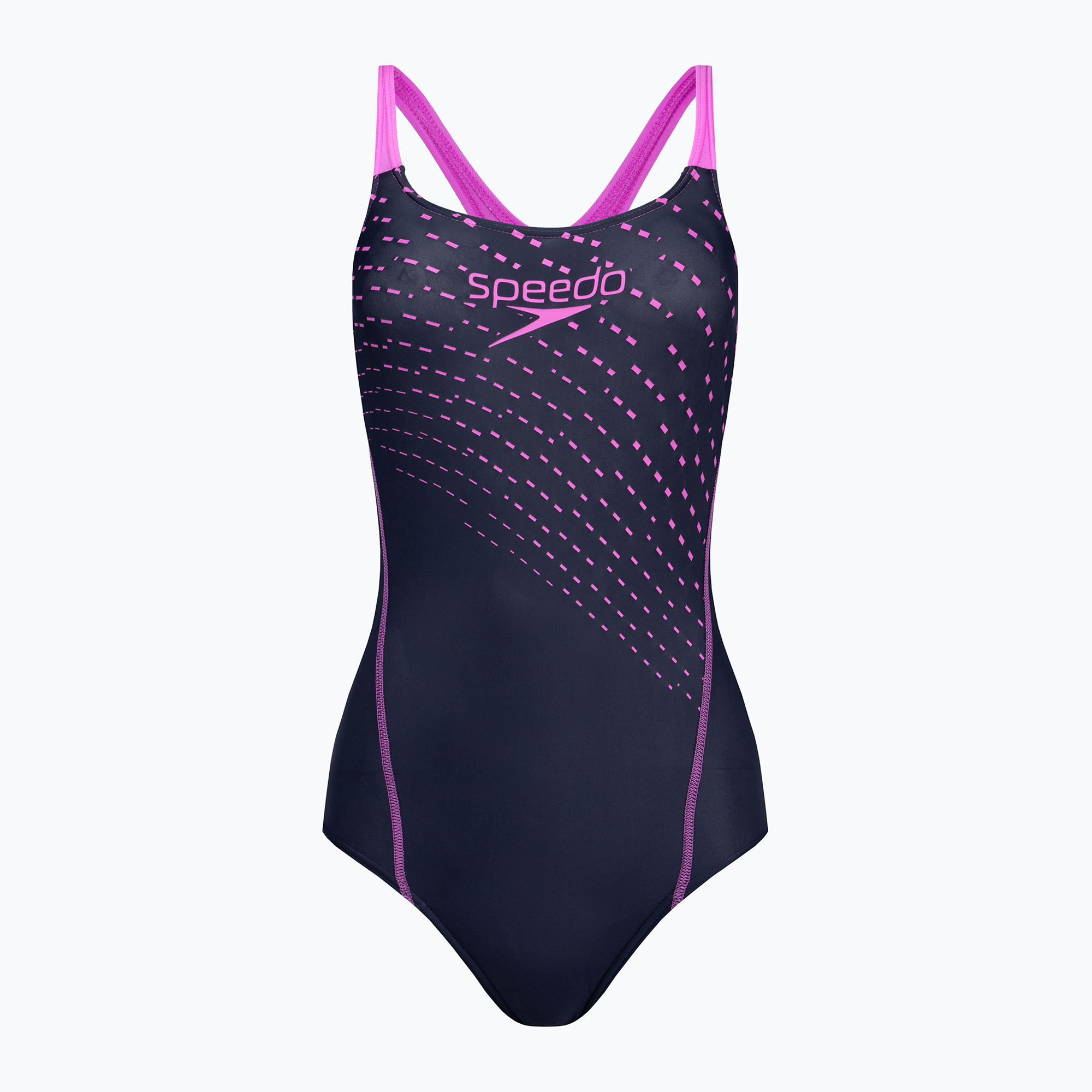 18%-kal olcsóbban.  Speedo Medley Logo Medalist gyermek egyrészes fürdőruha tengerészkék/rózsaszín. Méret: 5-6