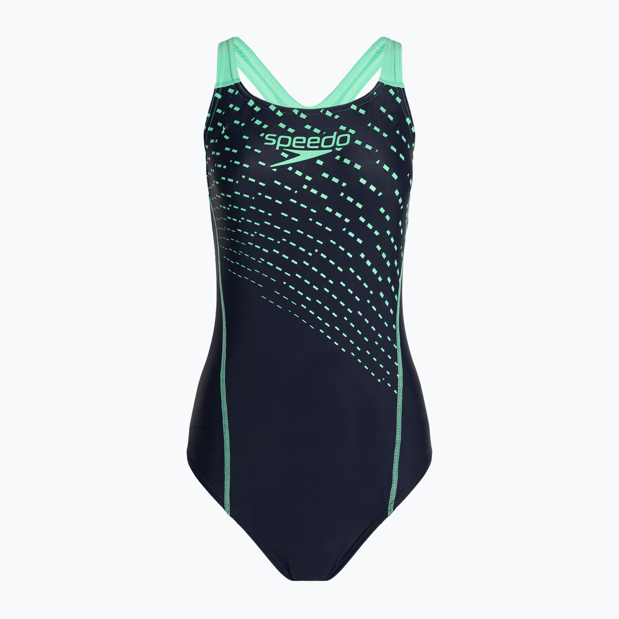 21%-kal olcsóbban.  Speedo Medley Logo 1 Piece női fürdőruha navy/zöld. Méret: 34