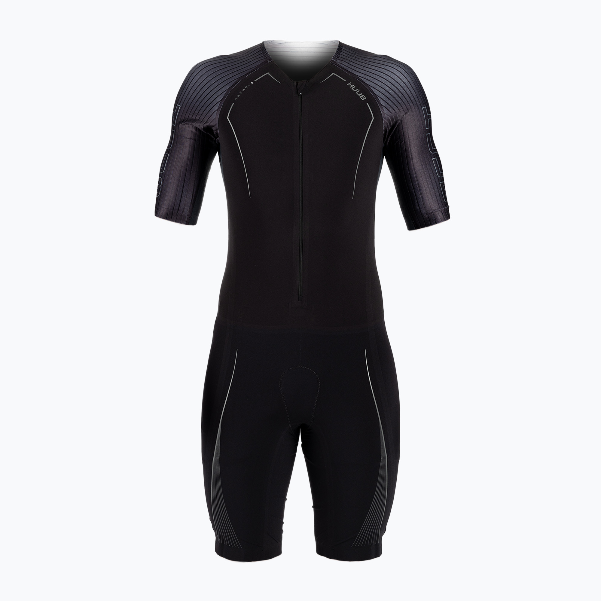 30%-kal olcsóbban.  Férfi triatlon ruha HUUB Anemoi Aero + Bonded fekete ANEPB. Méret: S