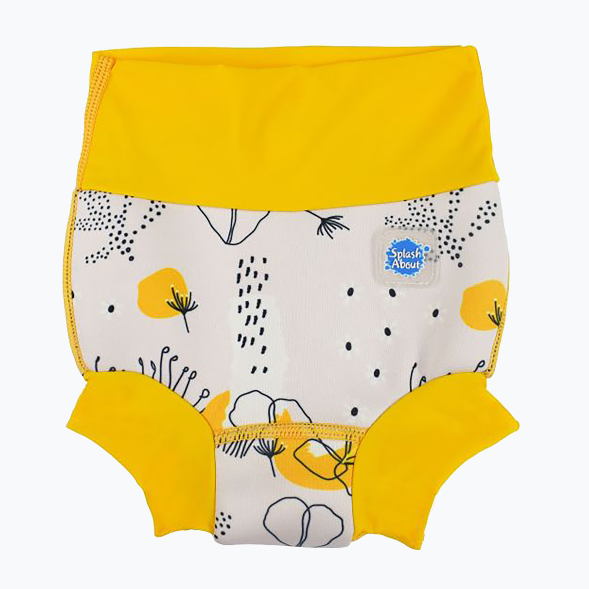 Splash About Happy Nappy Delicate Flowers Delicate Flowers Sárga HNFML úszó pelenka. Méret: M