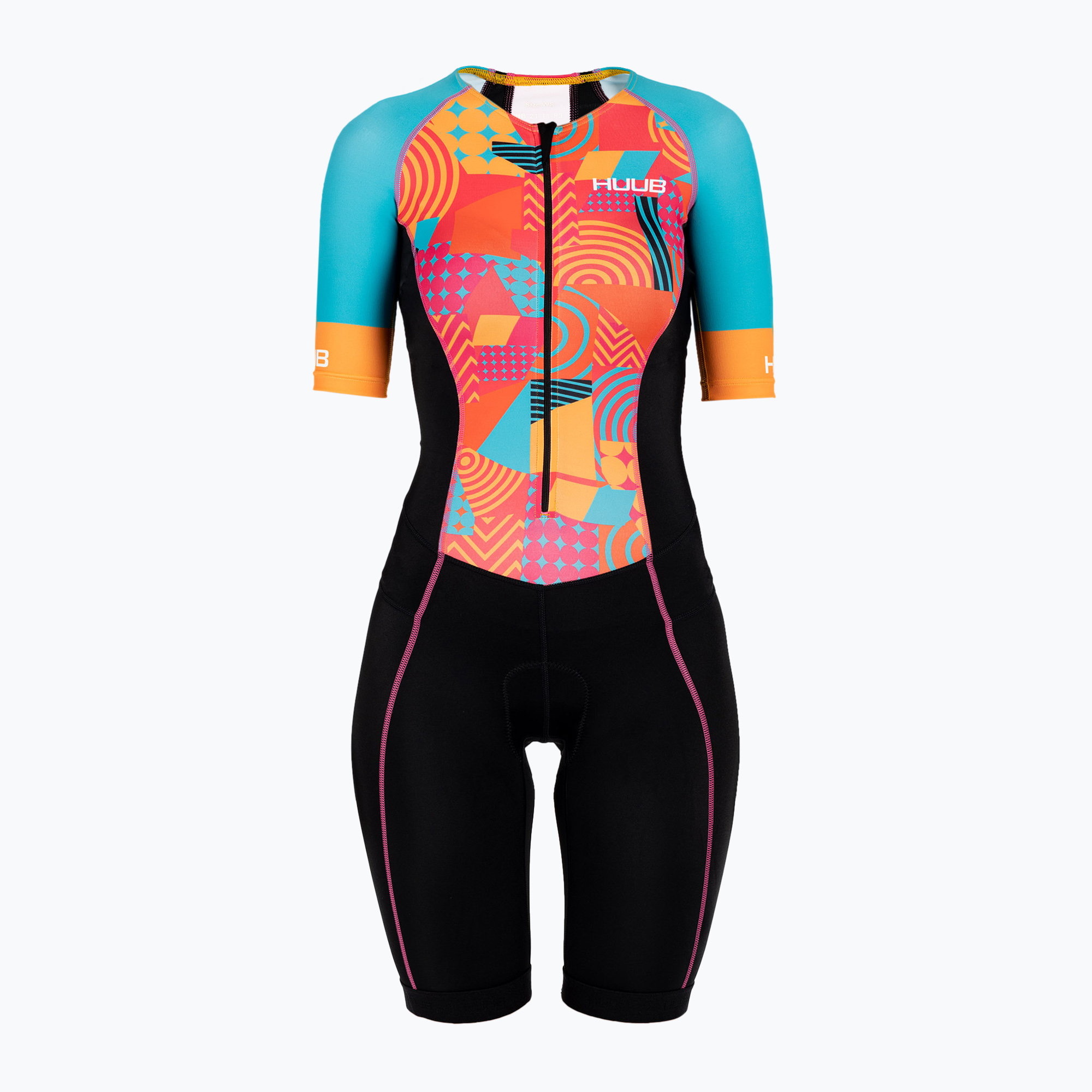 15%-kal olcsóbban.  Női triatlon öltöny HUUB Her Spirit hosszú távú öltöny fekete és színes HERSLCS. Méret: M