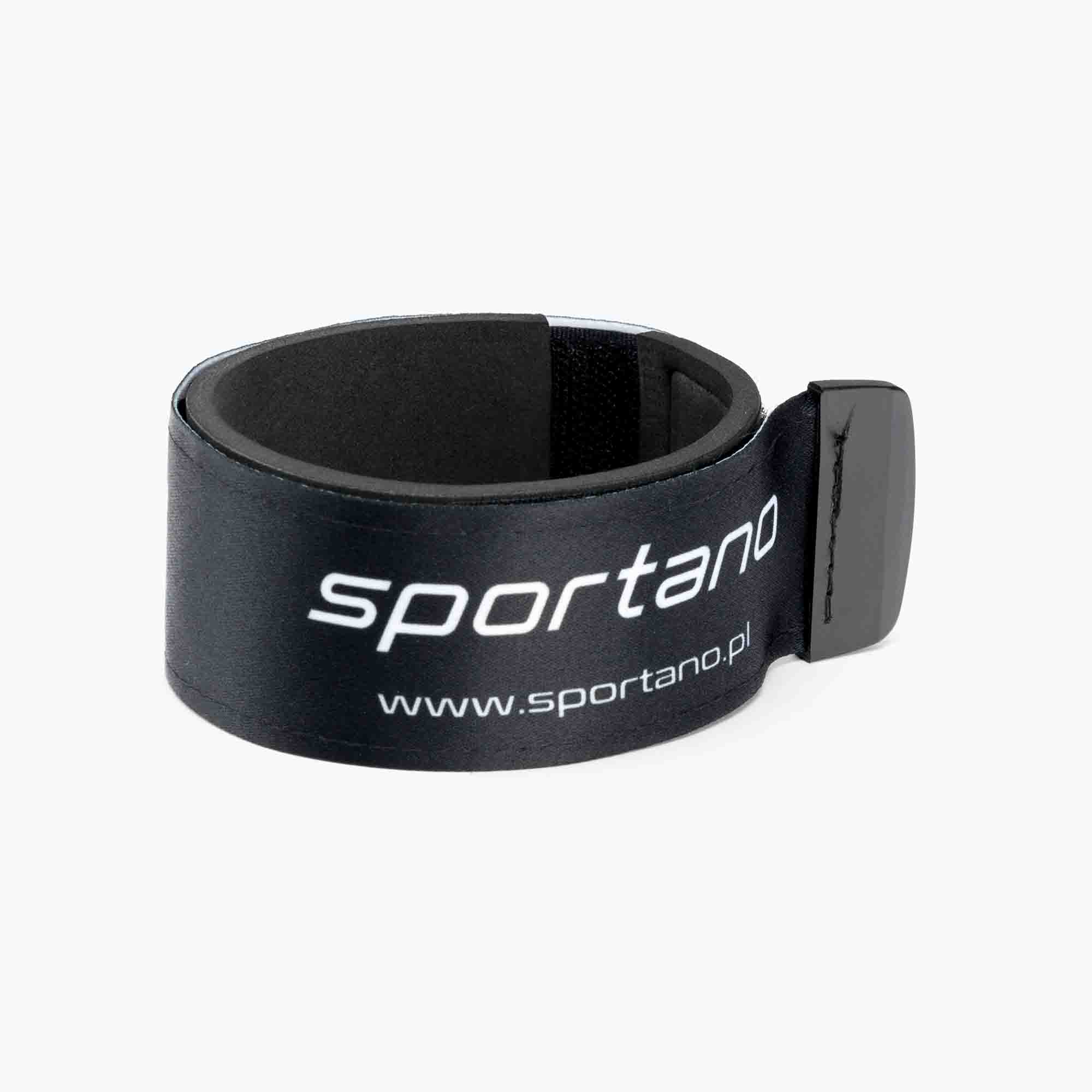 Tépőzár sílécekhez Sportano fekete. Méret: OS