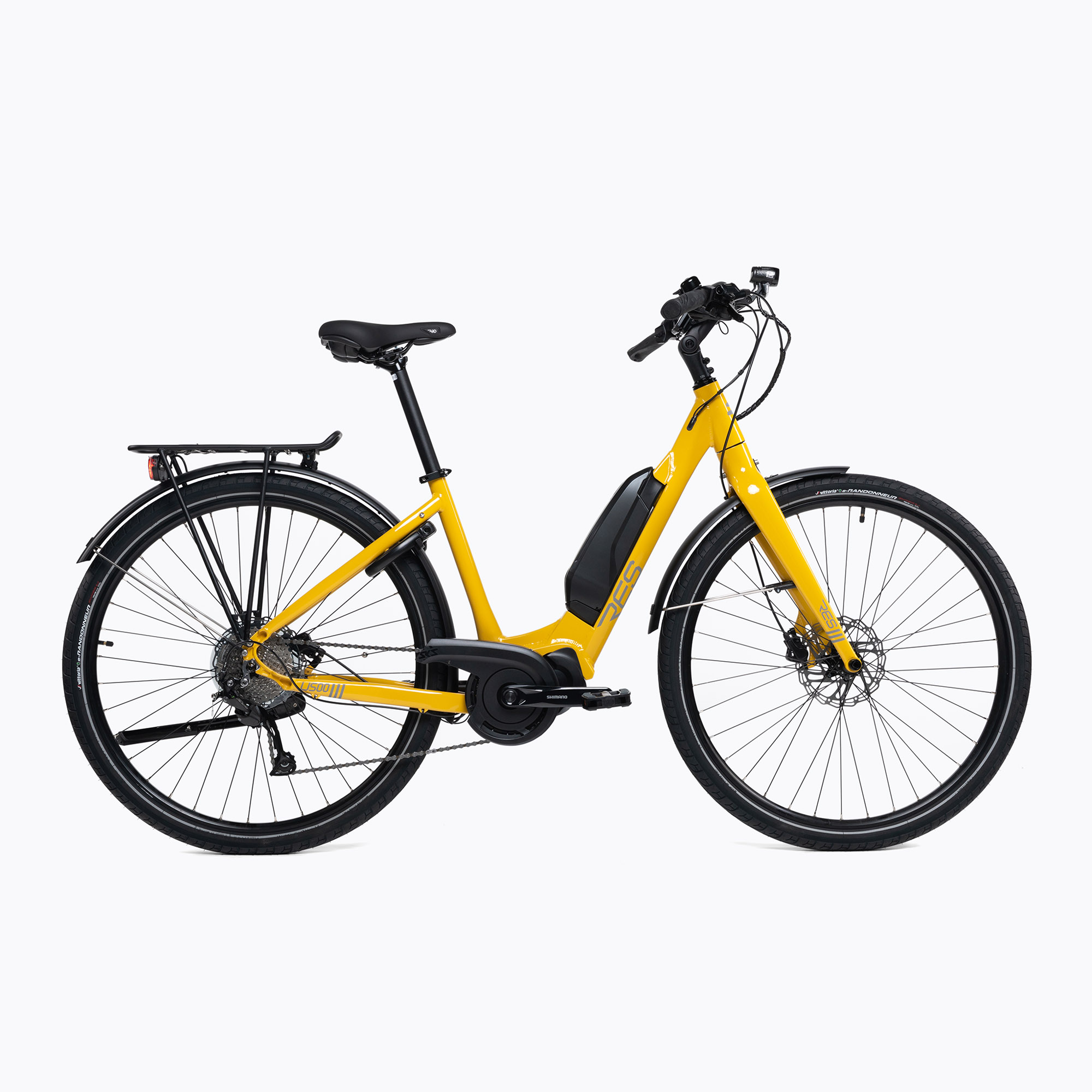 25%-kal olcsóbban.  Női elektromos kerékpár Ridley RES U500 RES U50-01Bs sárga SBIU5WRID003. Méret: L