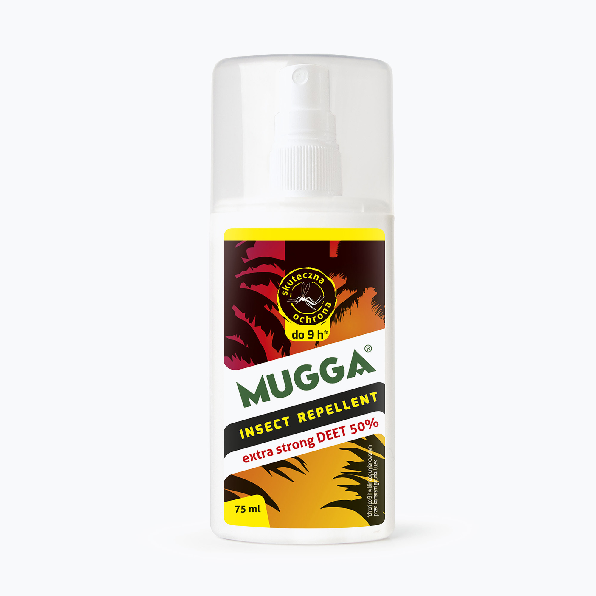 Szúnyog- és kullancsriasztó spray Mugga Spray DEET 50% 75 ml. Méret: 75 ml
