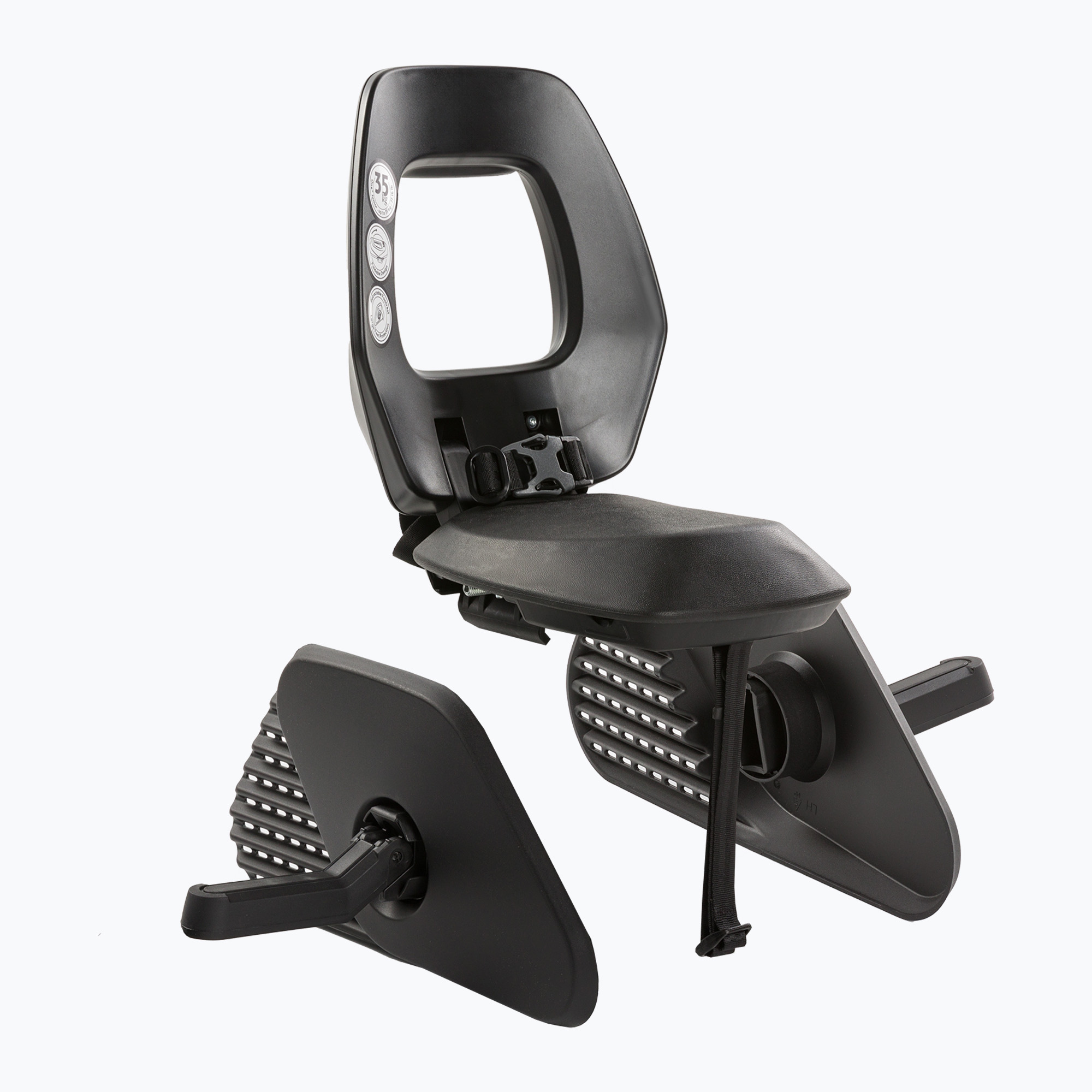 Hátsó kerékpárülés csomagtartóhoz bobike Junior One fekete/szürke 8010600002. Méret: OS