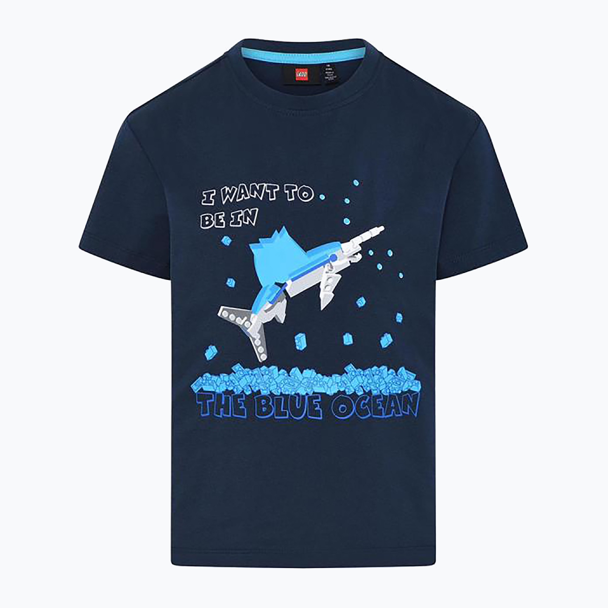 50%-kal olcsóbban.  LEGO Lwtaylor 302 gyermek trekking póló tengerészkék 11010688. Méret: 104