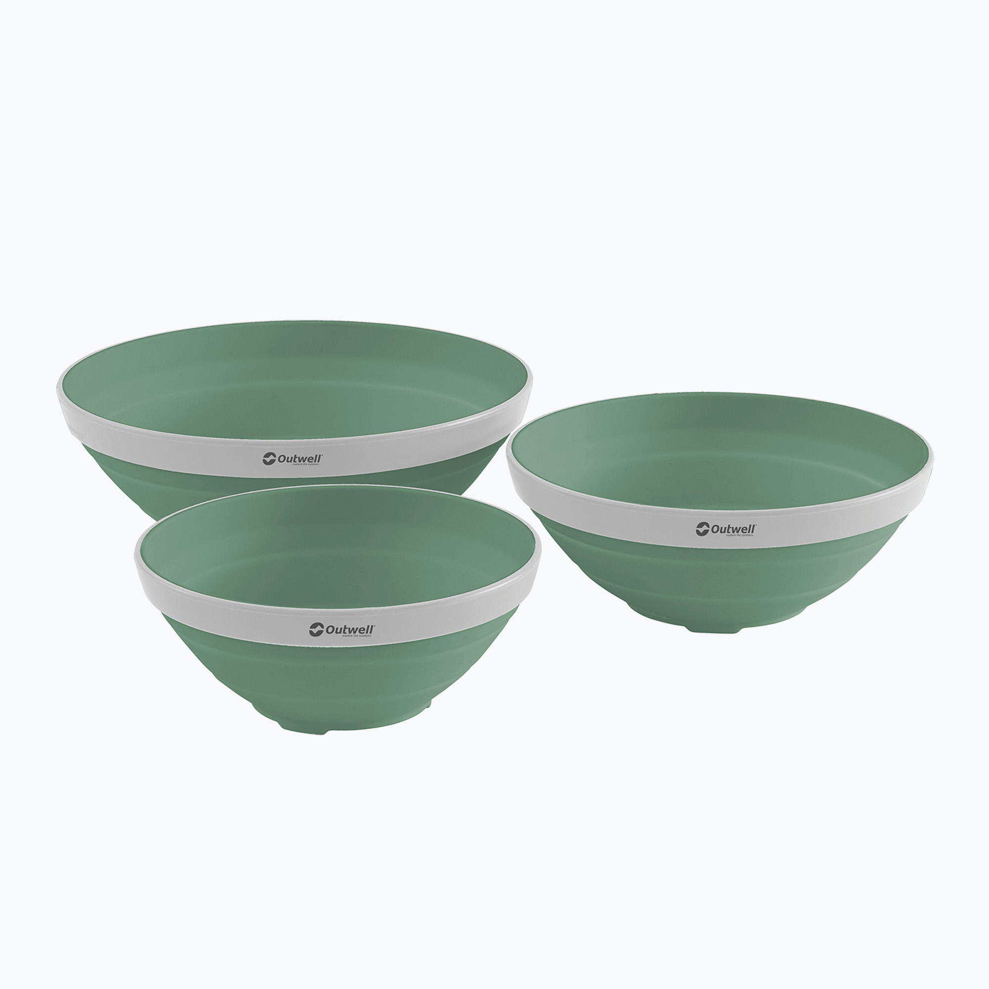 30%-kal olcsóbban.  Outwell Collaps Bowl Set zöld és fehér 651118. Méret: OS