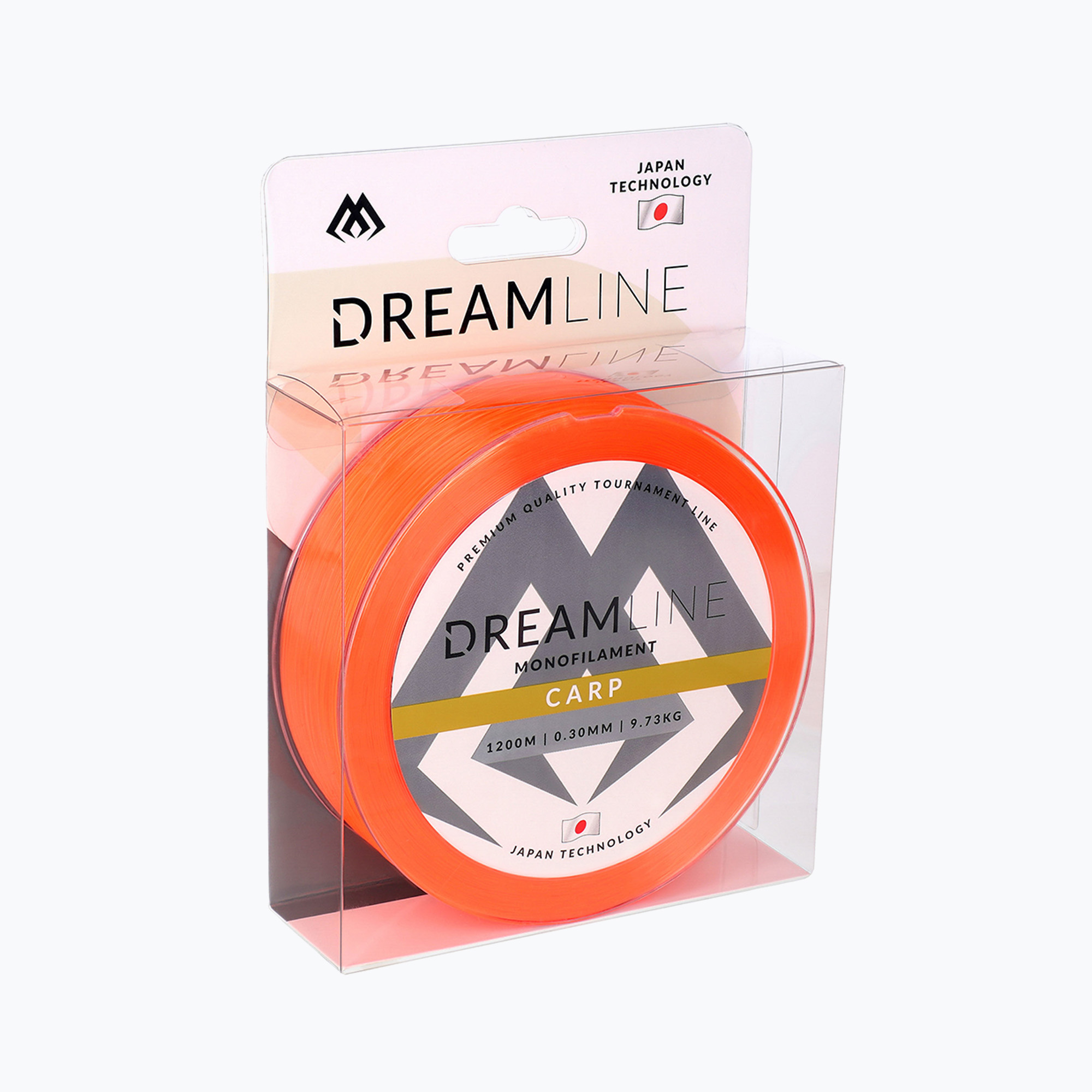 Mikado Dreamline Carp Fluo narancssárga ZDL100-1200-030. Méret: 0.40 mm / 1200 m