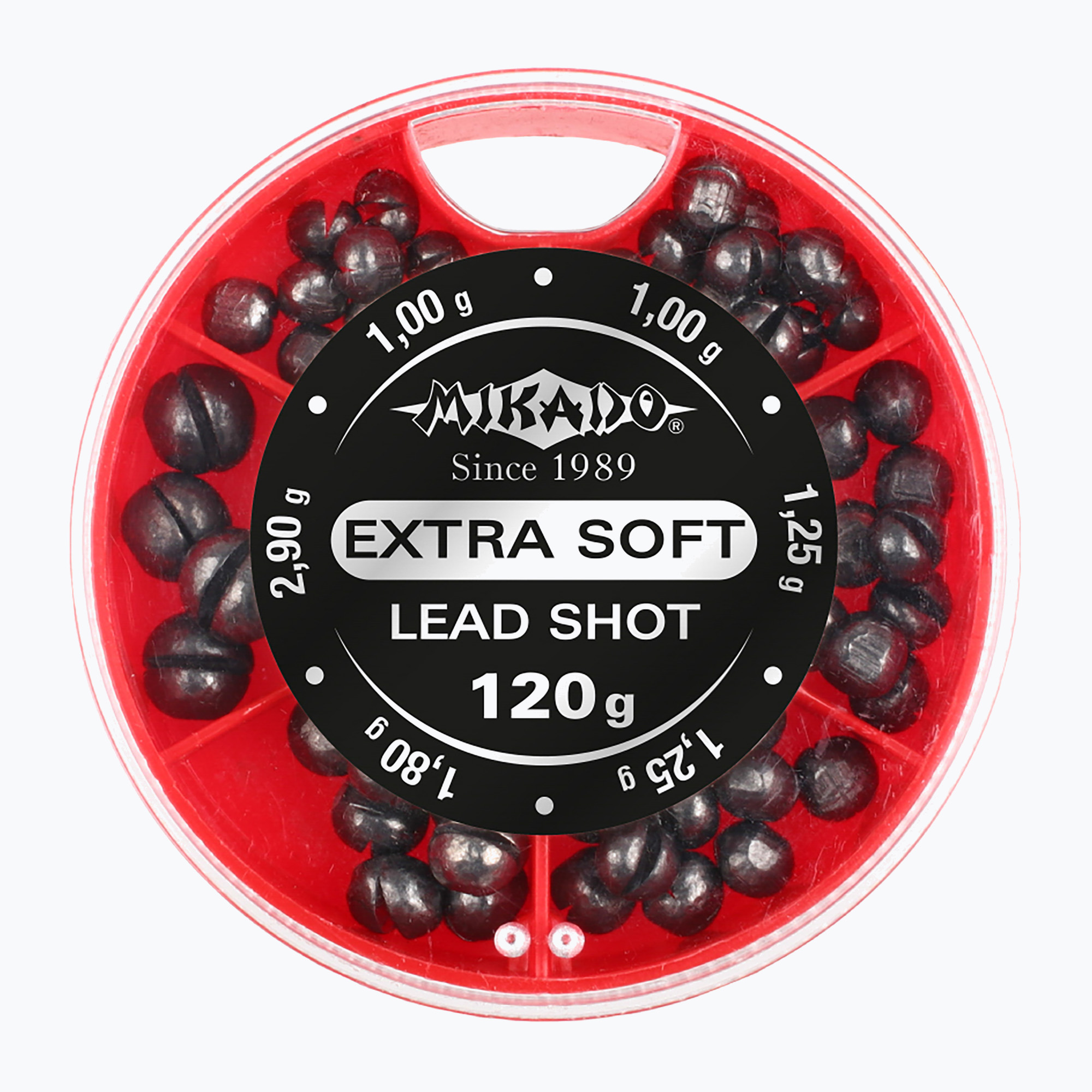 Mikado sörétes súlyok "Large" készlet B fekete OMS-DB-120. Méret: 120 g