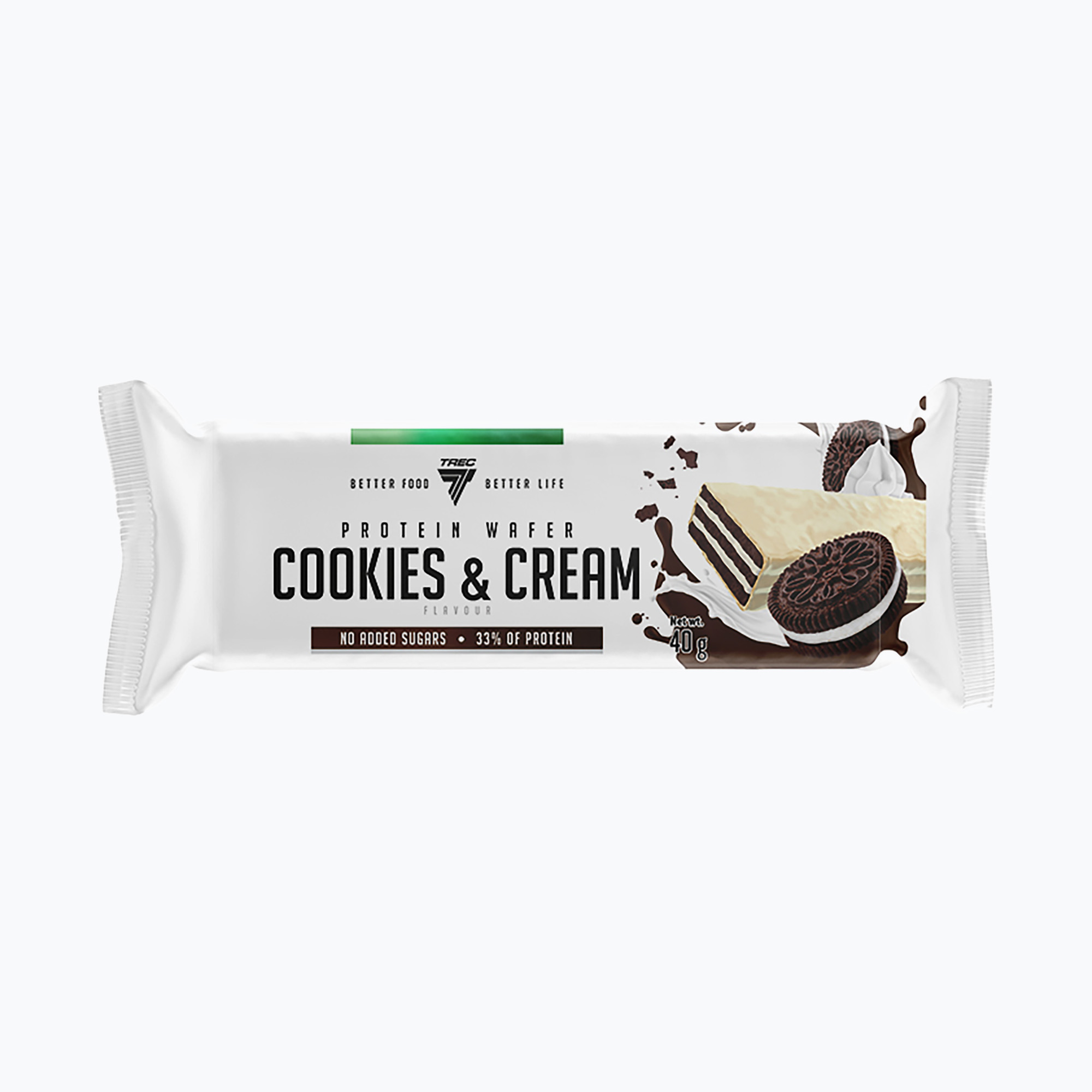 Proteinszelet Trec Protein Wafer 40 g cookie & cream. Méret: 40 g