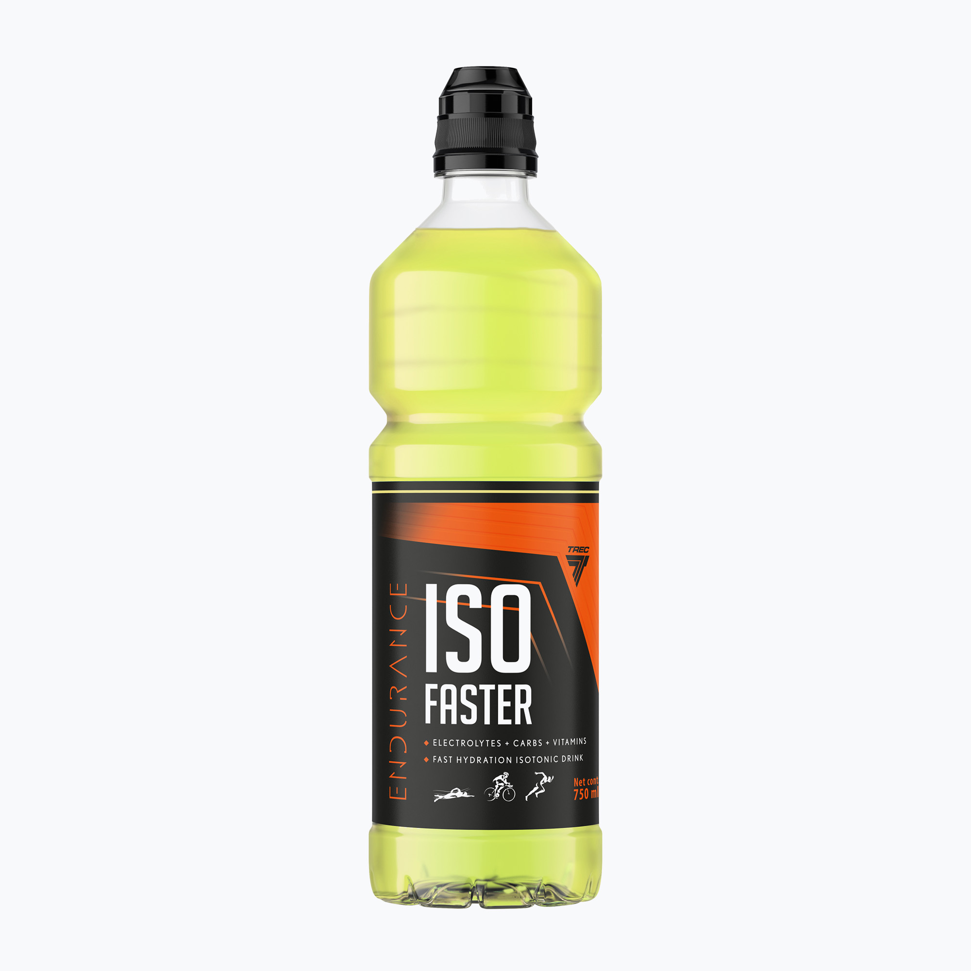 Trec Endu Isofaster izotóniás ital 750 ml citrommal. Méret: 750 ml