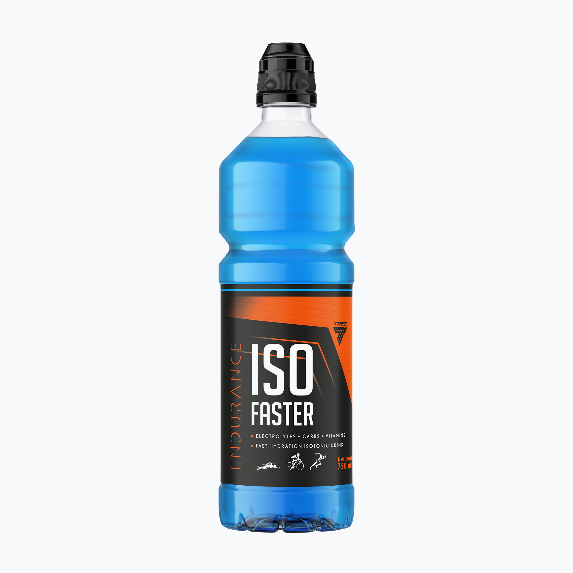 Trec izotóniás ital Endu Isofaster 750 ml multifruit. Méret: 750 ml