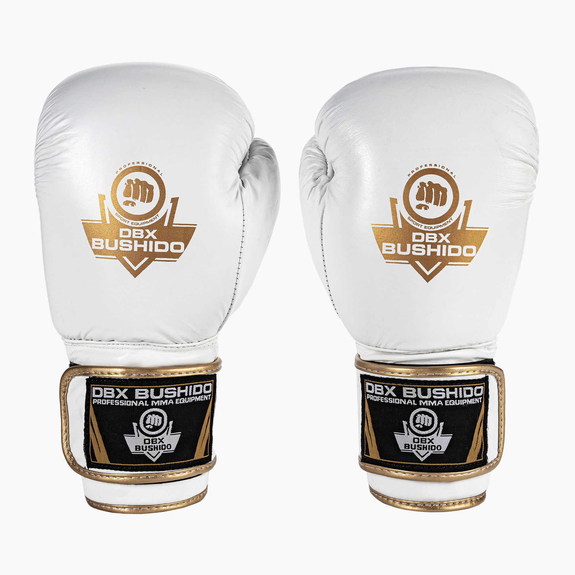 Bushido boxkesztyű DBD-B-2 fehér. Méret: 12 oz