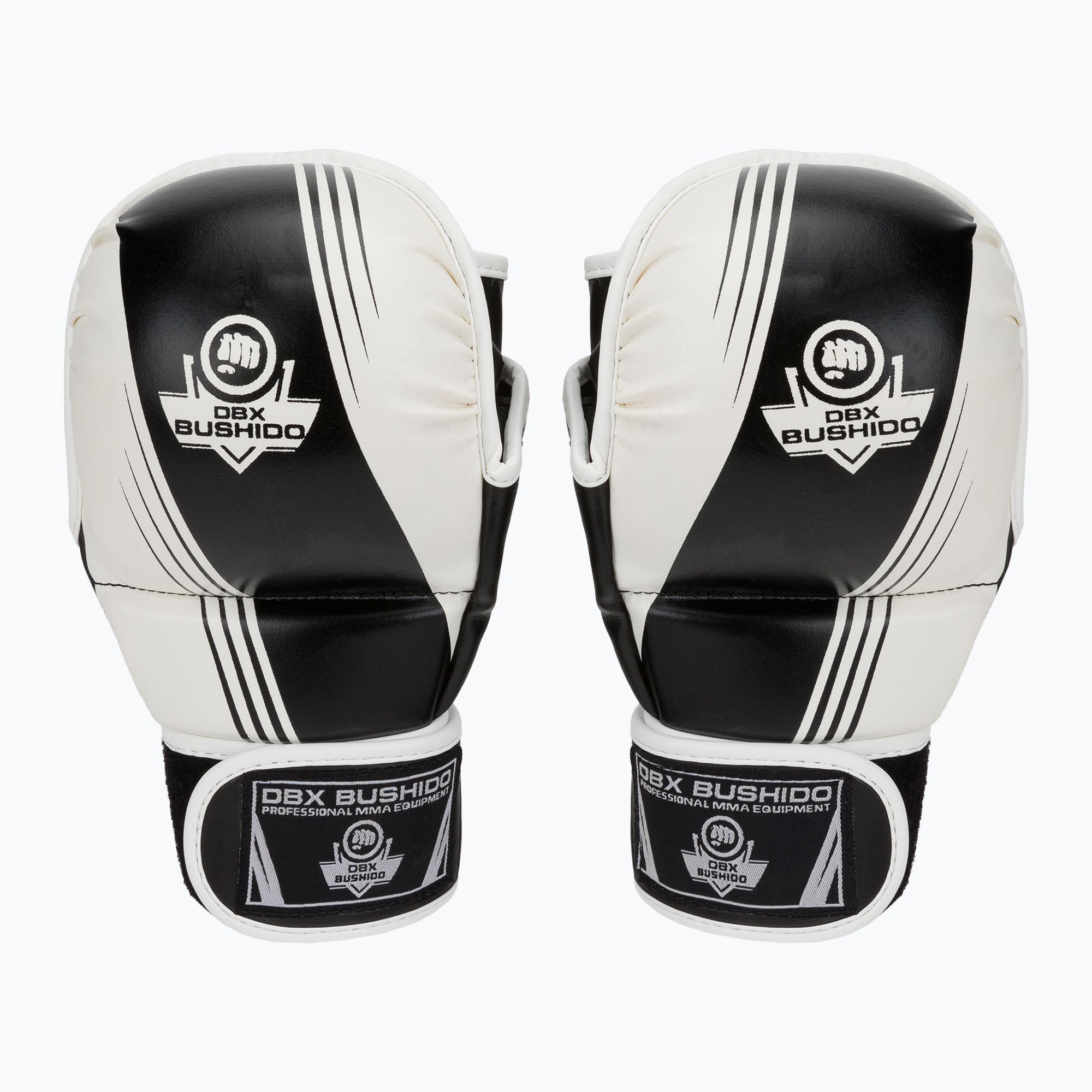 Mma Krav Maga Bushido sparring kesztyű fekete-fehér Arm-2011A-L/XL. Méret: S-M