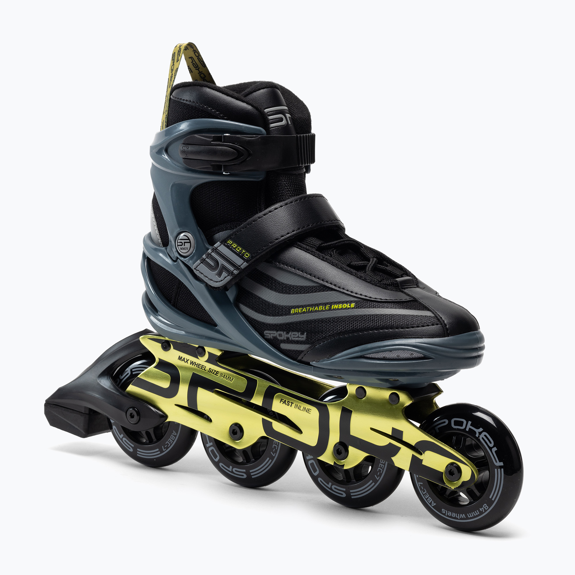 30%-kal olcsóbban.  Férfi inline korcsolya Spokey Preto fekete 929423. Méret: 40 EU