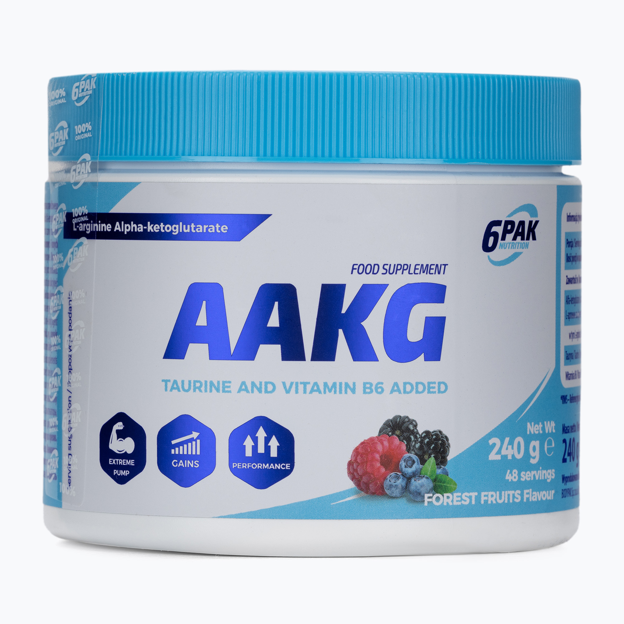 Edzés előtti 6PAK AAKG 240g erdei gyümölcs PAK/154#OWLES. Méret: 240 g
