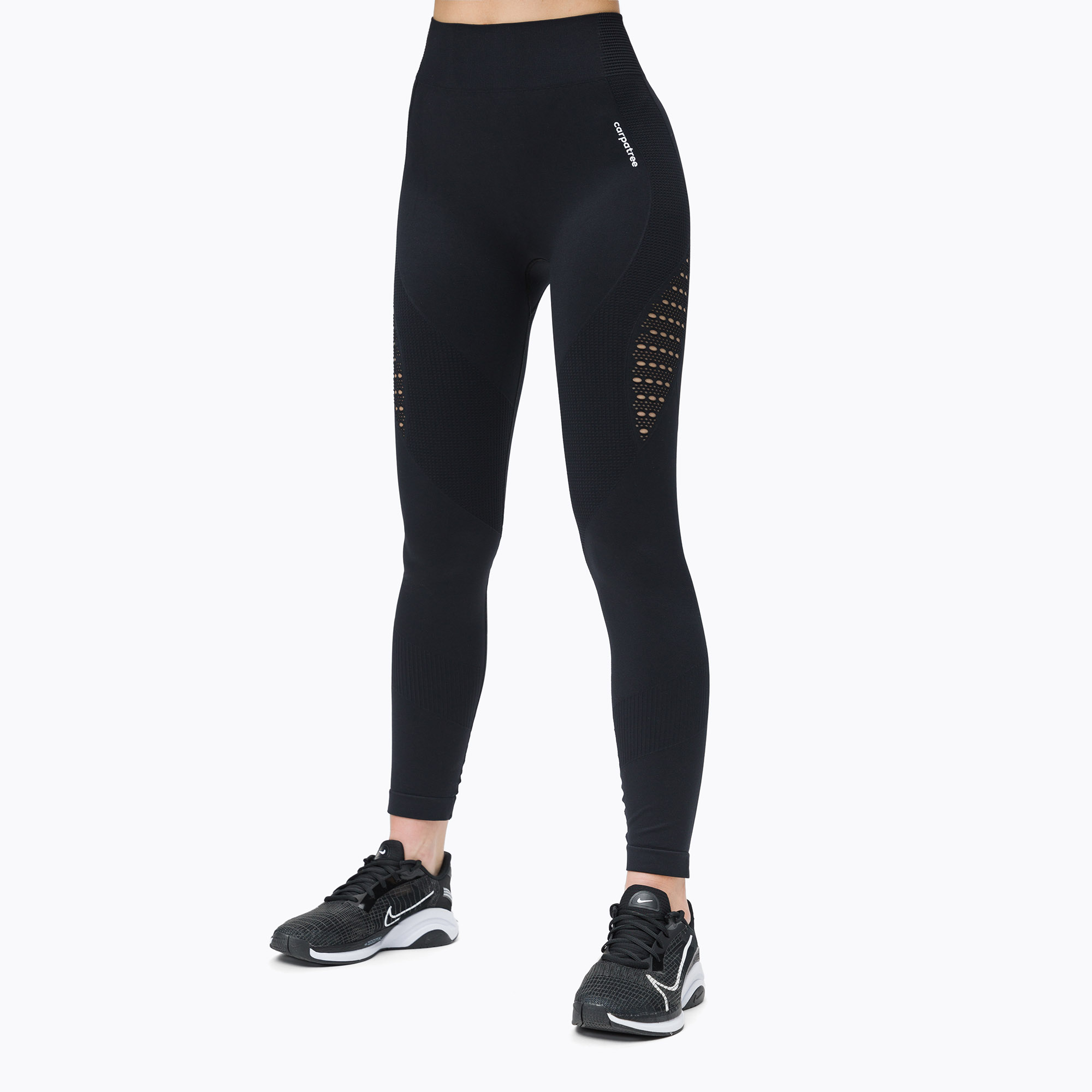 50%-kal olcsóbban.  Női varrás nélküli leggings Carpatree Phase Seamless fekete CP-PSL-B. Méret: XS