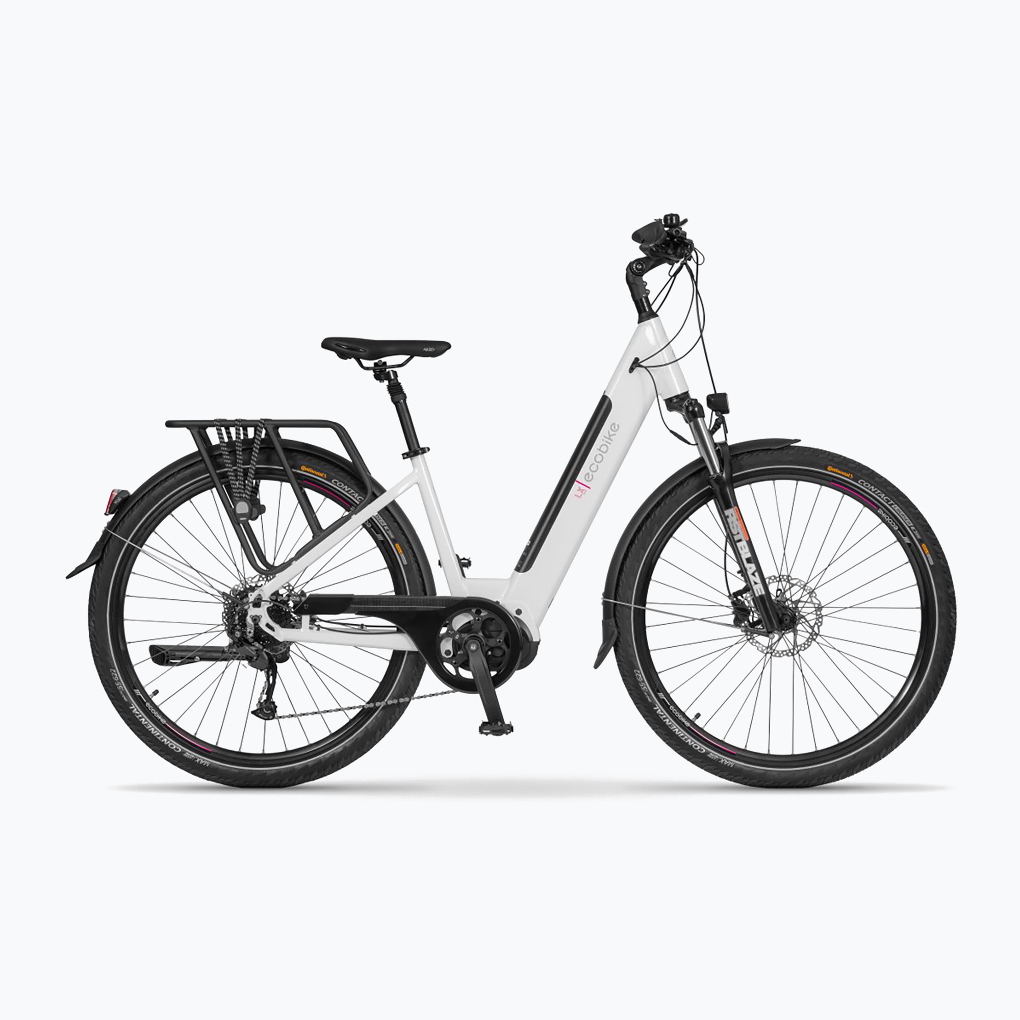 16%-kal olcsóbban.  Elektromos kerékpár EcoBike LX 300/X300 14Ah LG fehér 1010320. Méret: 17"