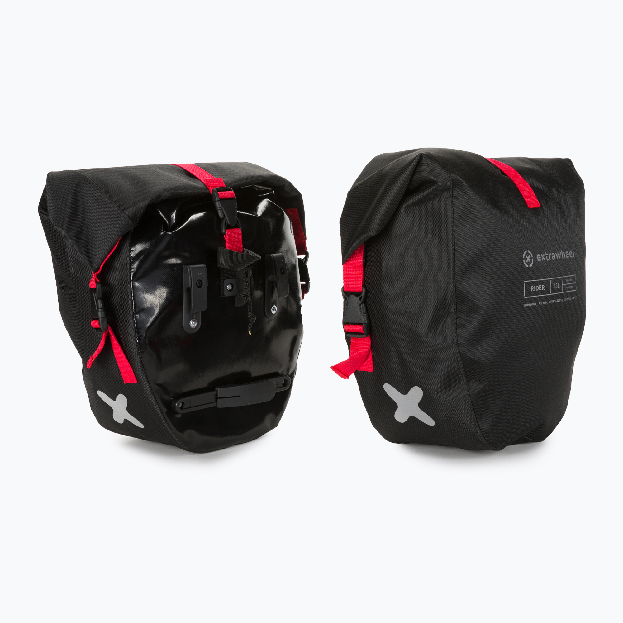 22%-kal olcsóbban.  Extrawheel Rider kerékpár csomagtartó fekete E0114. Méret: 30 l