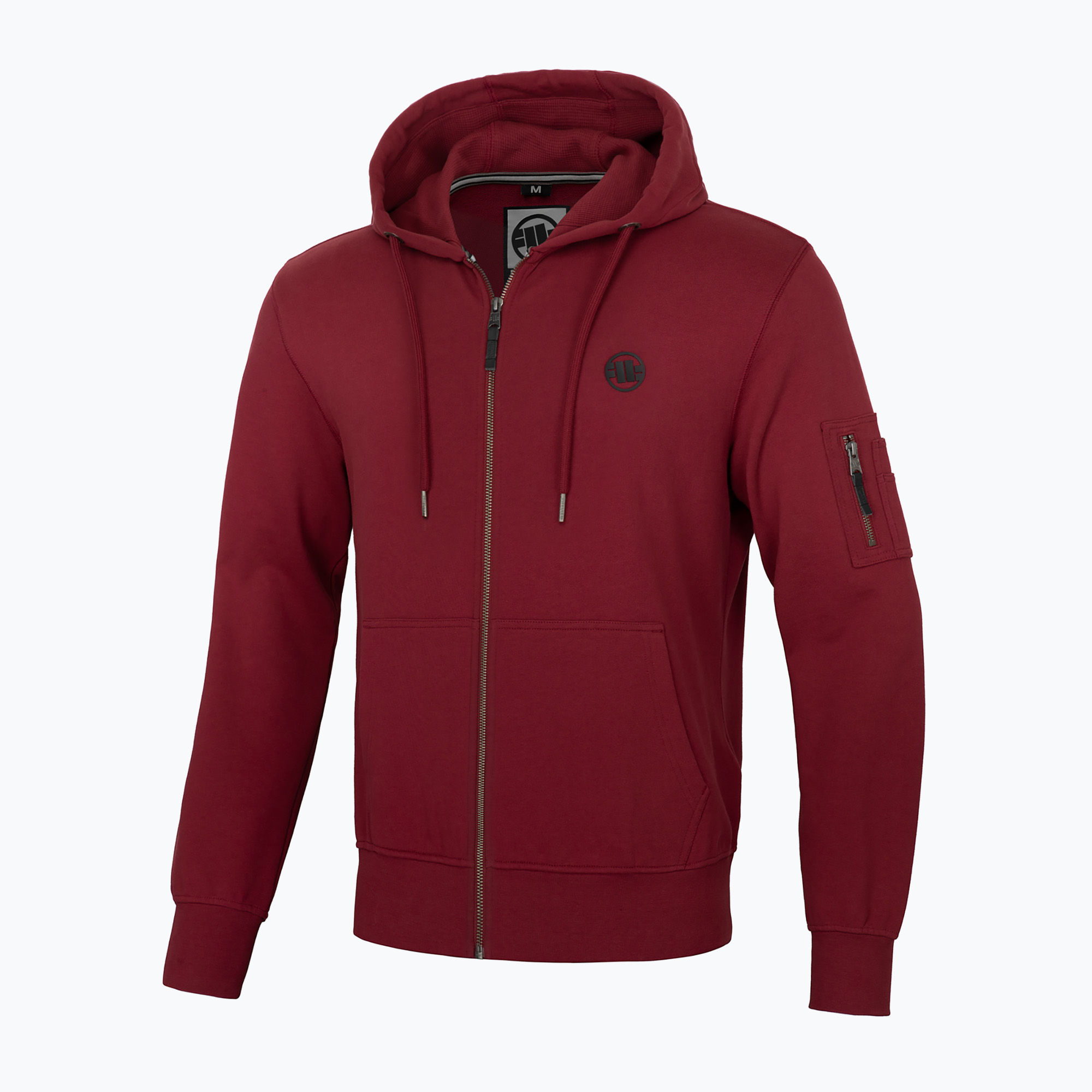 15%-kal olcsóbban.  Férfi pulóver Pitbull West Coast Everts Hooded Zip burgundy. Méret: L